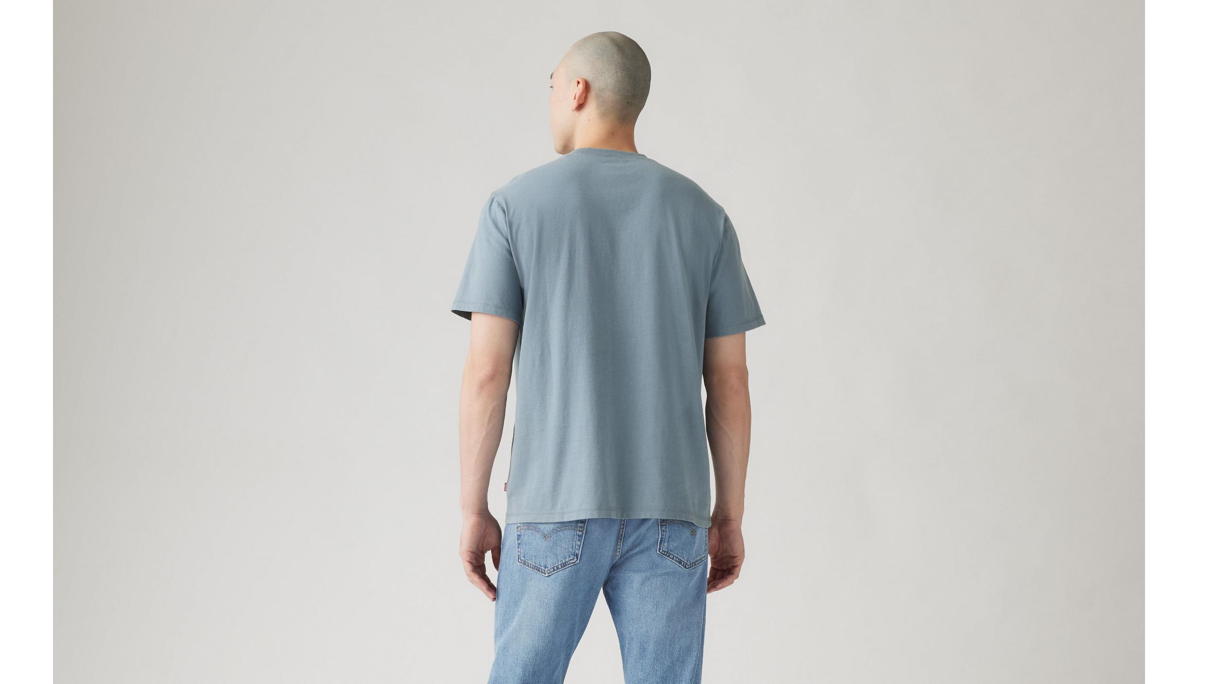 Short Sleeve Four Button Henley Product Image