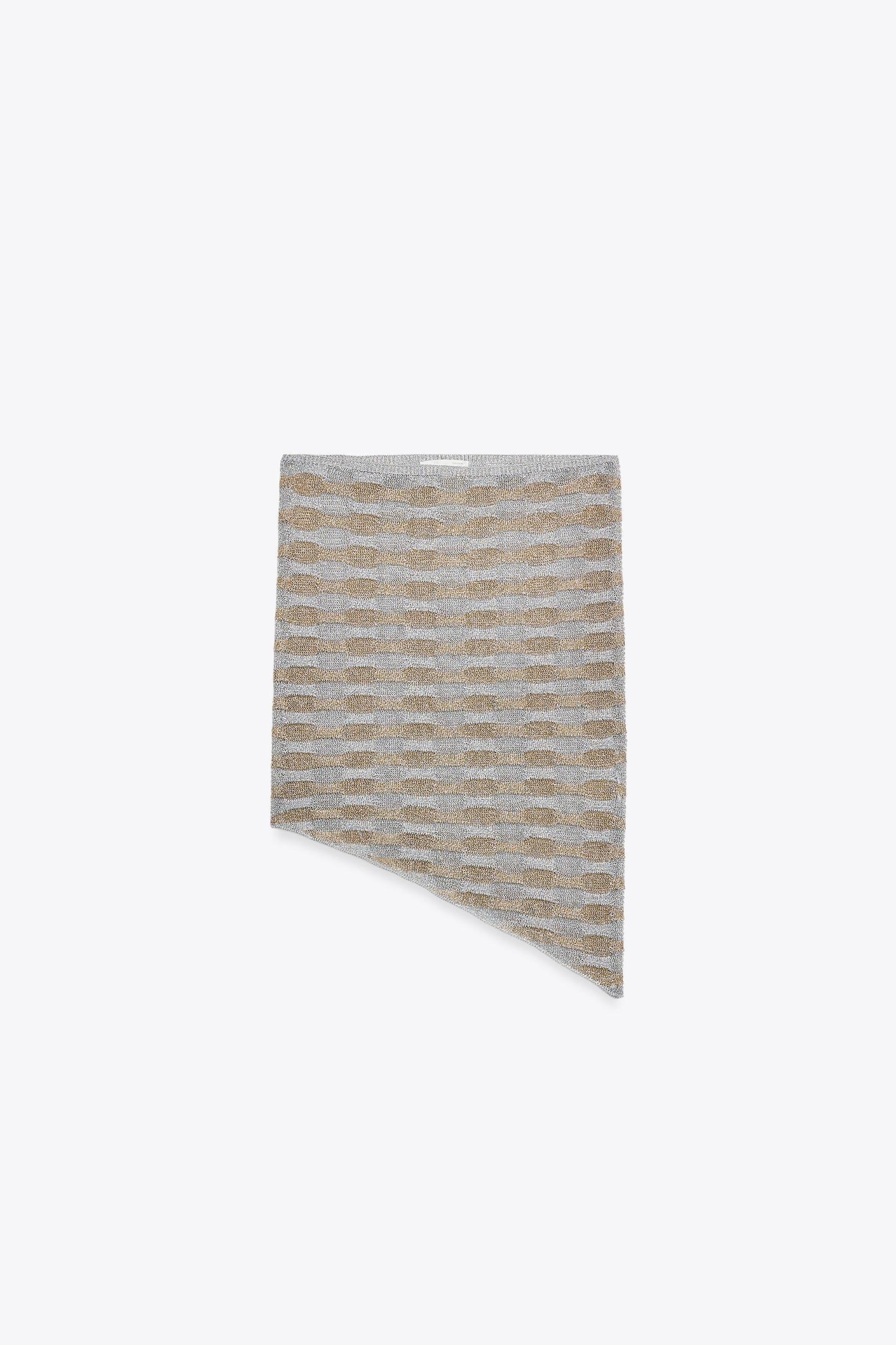 METALLIC THREAD ASYMMETRIC TOP Product Image