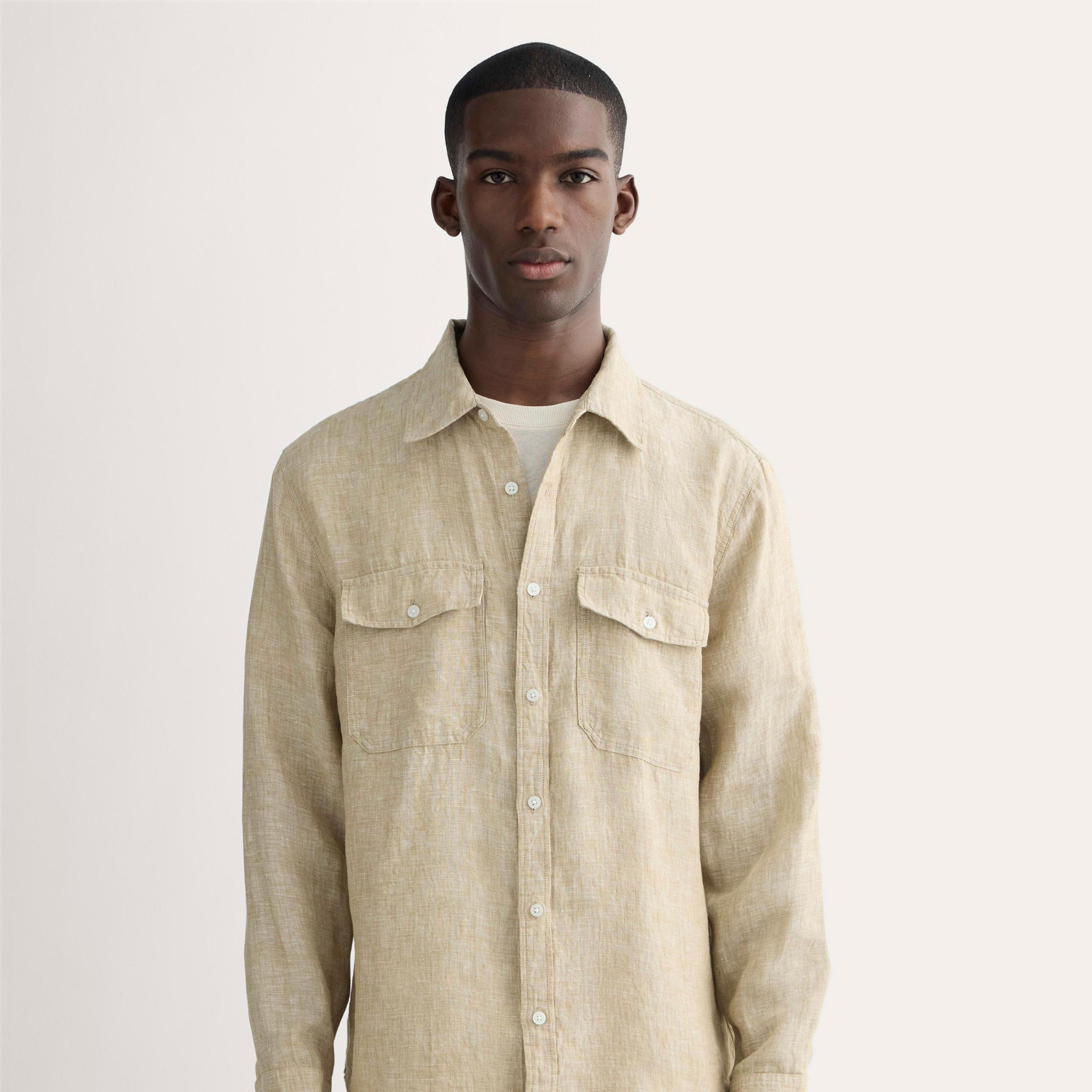 The Linen Utility Shirt Product Image