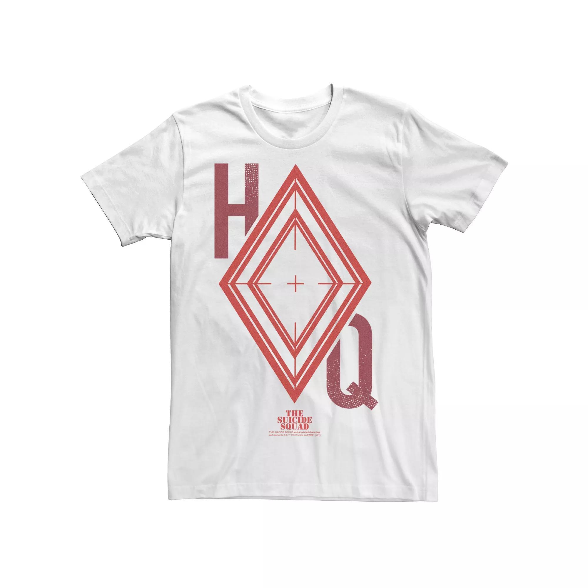 Big & Tall DC Comics The Suicide Squad HQ Target Tee, Men's, Size: XL Tall, White Product Image