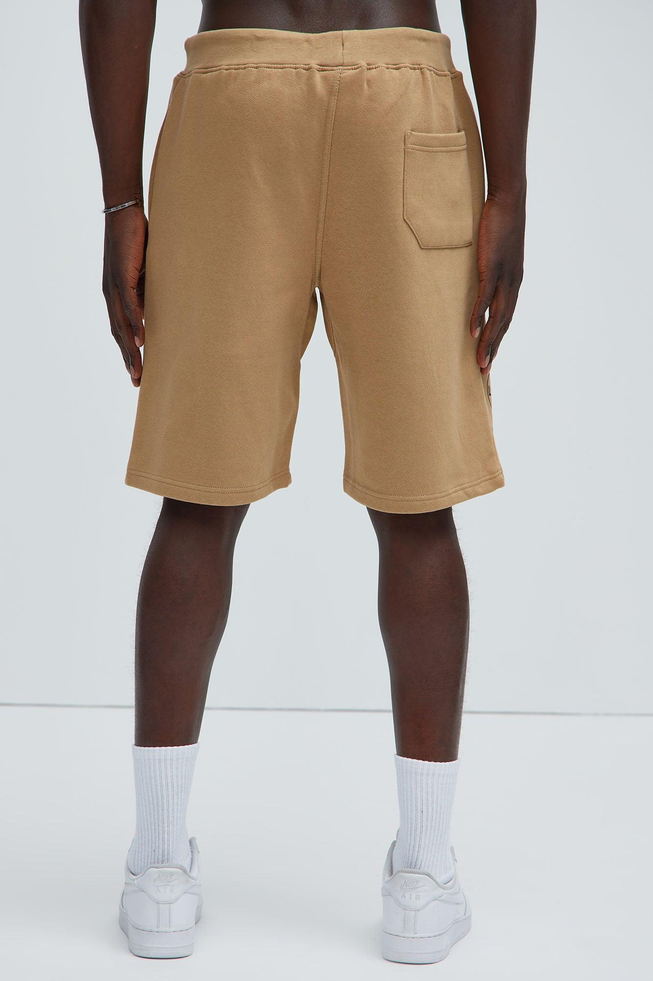Rebel Youth Anti-Club Sweatshorts - Sand Product Image