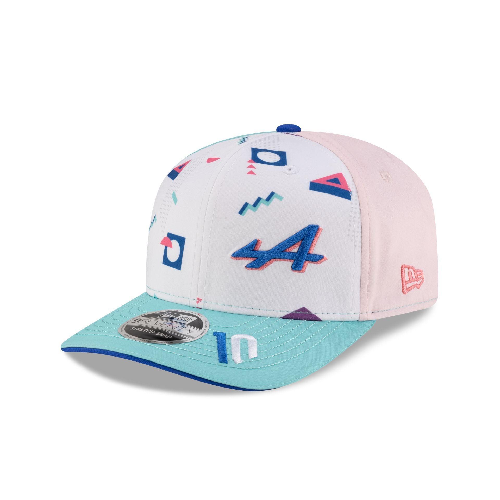 2025 Miami Race Special BWT Alpine F1 Team Pierre Gasly 9SEVENTY Stretch-Snap Hat Male Product Image
