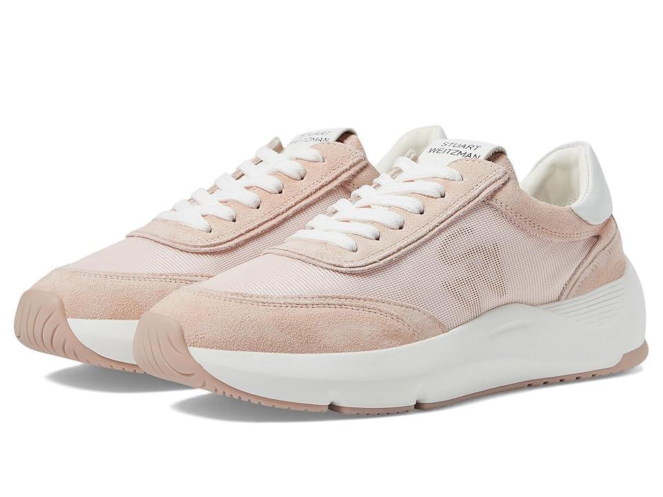 Womens Glide Suede & Leather-Trimmed Platform Sneakers Product Image