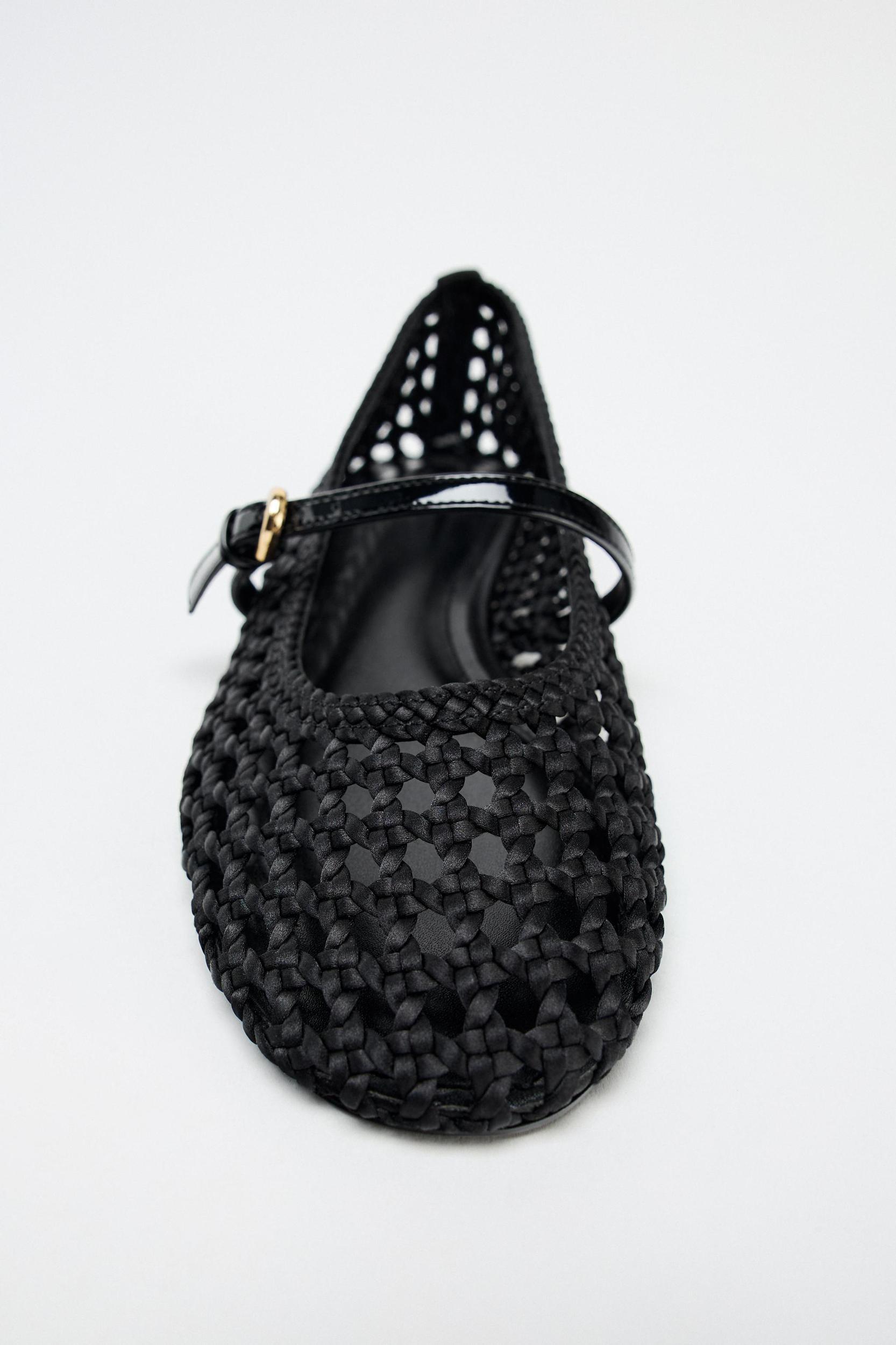 WOVEN STRAP BALLET FLAT Product Image