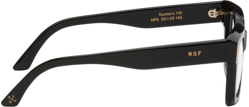 RETROSUPERFUTURE Black Numero 118 Glasses In Nero Product Image
