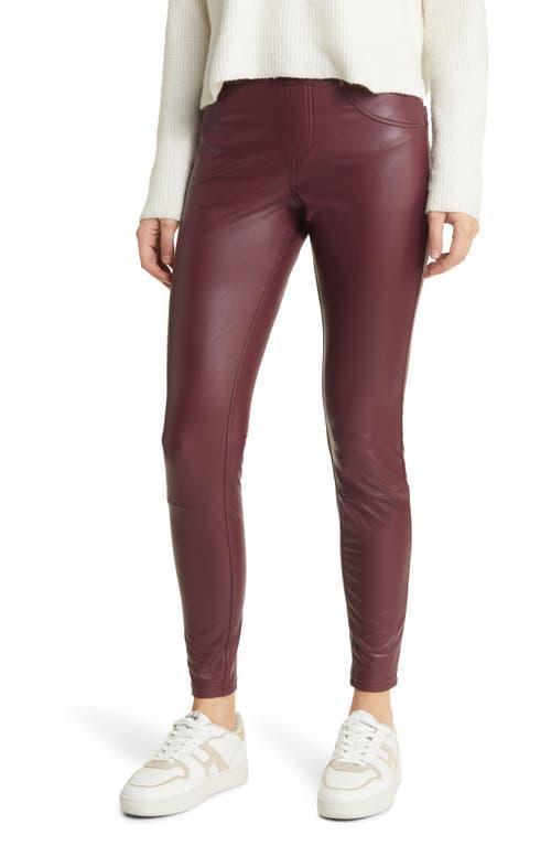 HUE Leatherette Leggings (Port Royal) Women's Casual Pants Product Image