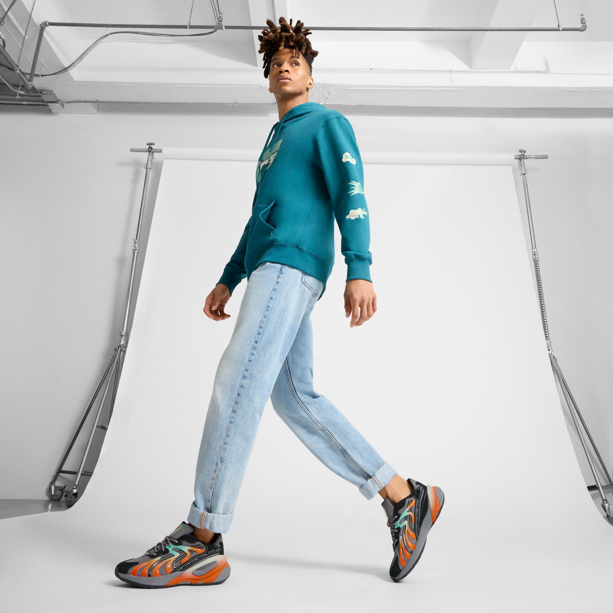 PUMA Inverse Fission Men's Sneakers in Grey Product Image