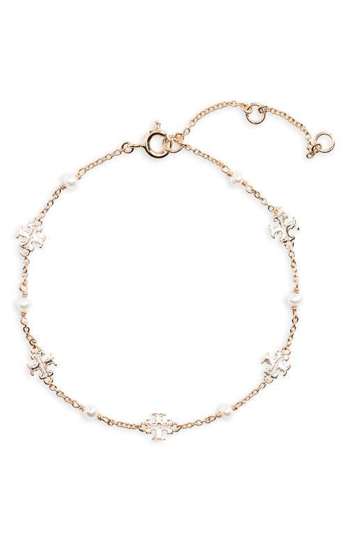 Kira Pearl Delicate Chain Bracelet Product Image