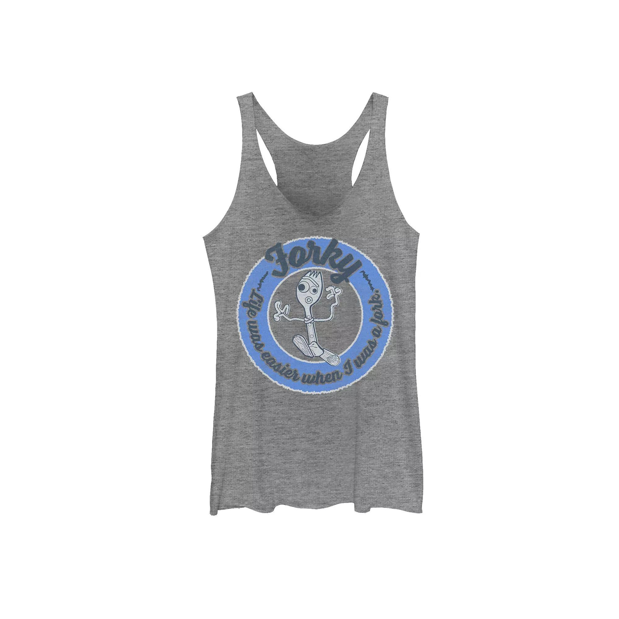 Juniors Female Bubble Red Text Tank Top, Girls Gray Grey Product Image