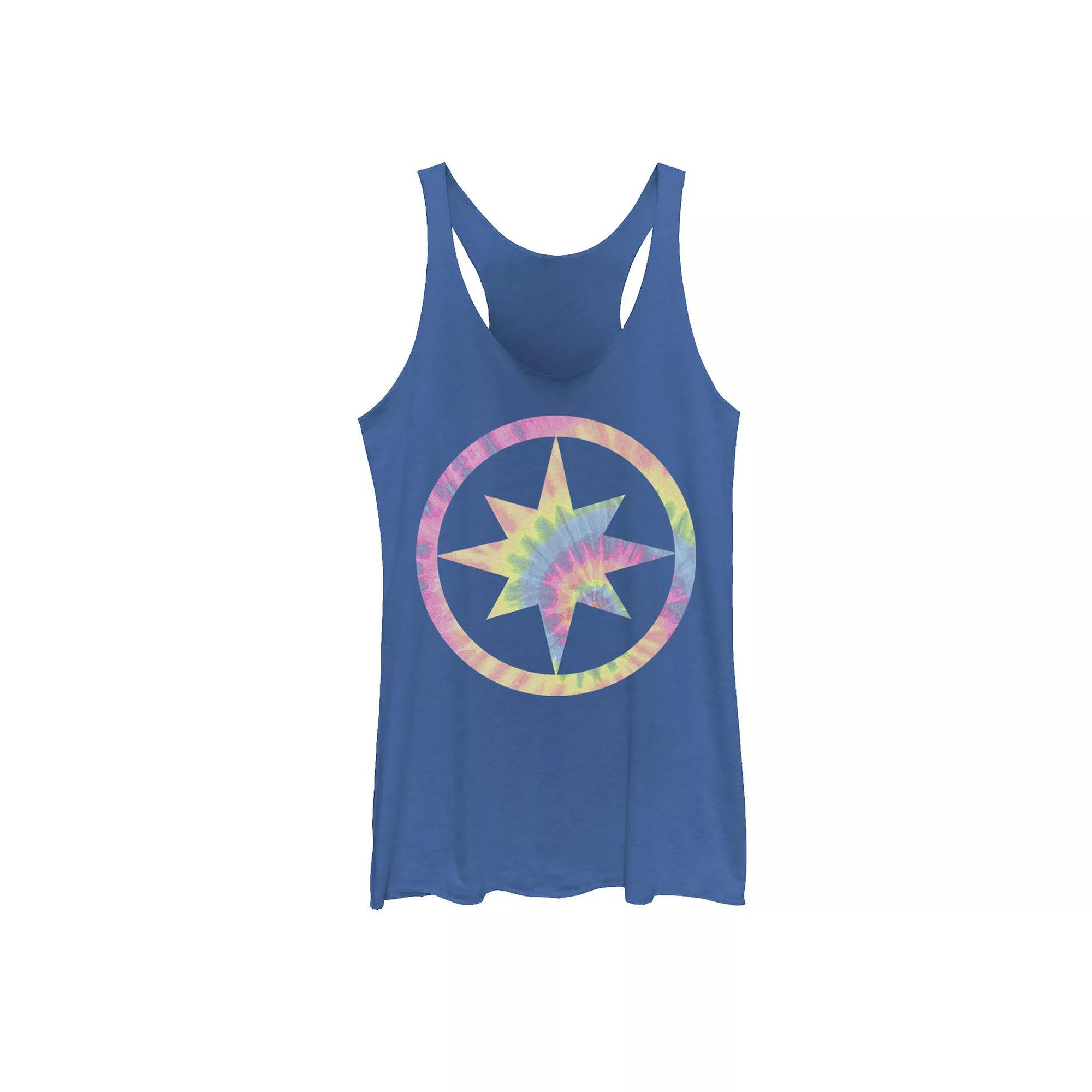 Juniors' Outer Banks Group Shot Spray Paint Logo Graphic Tank Top, Girl's, Size: Small, Black Grey Product Image