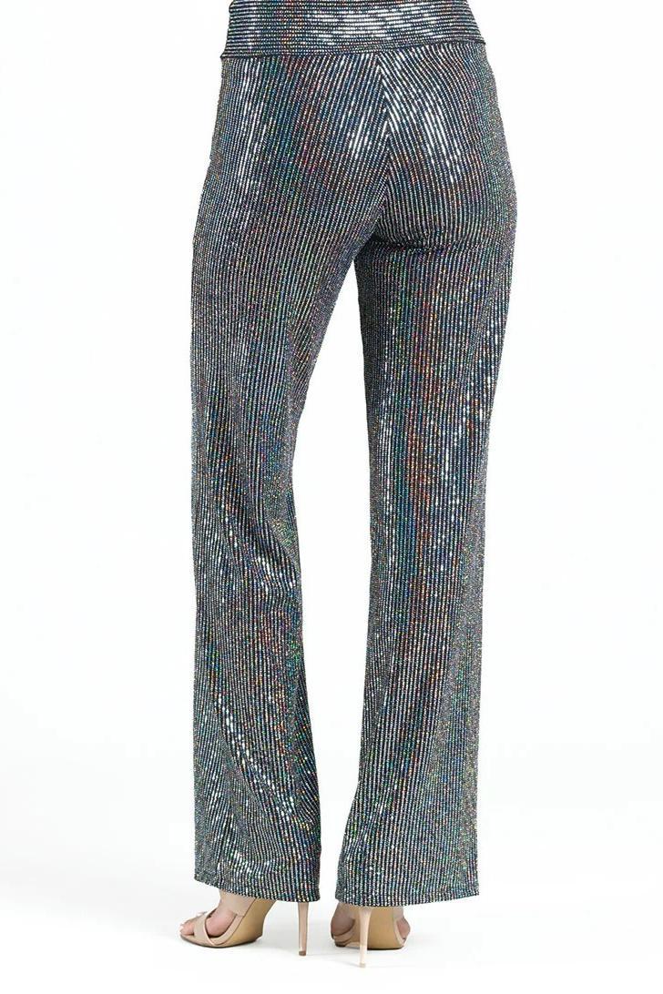 Shimmer Stripe Straight Leg Pant Product Image