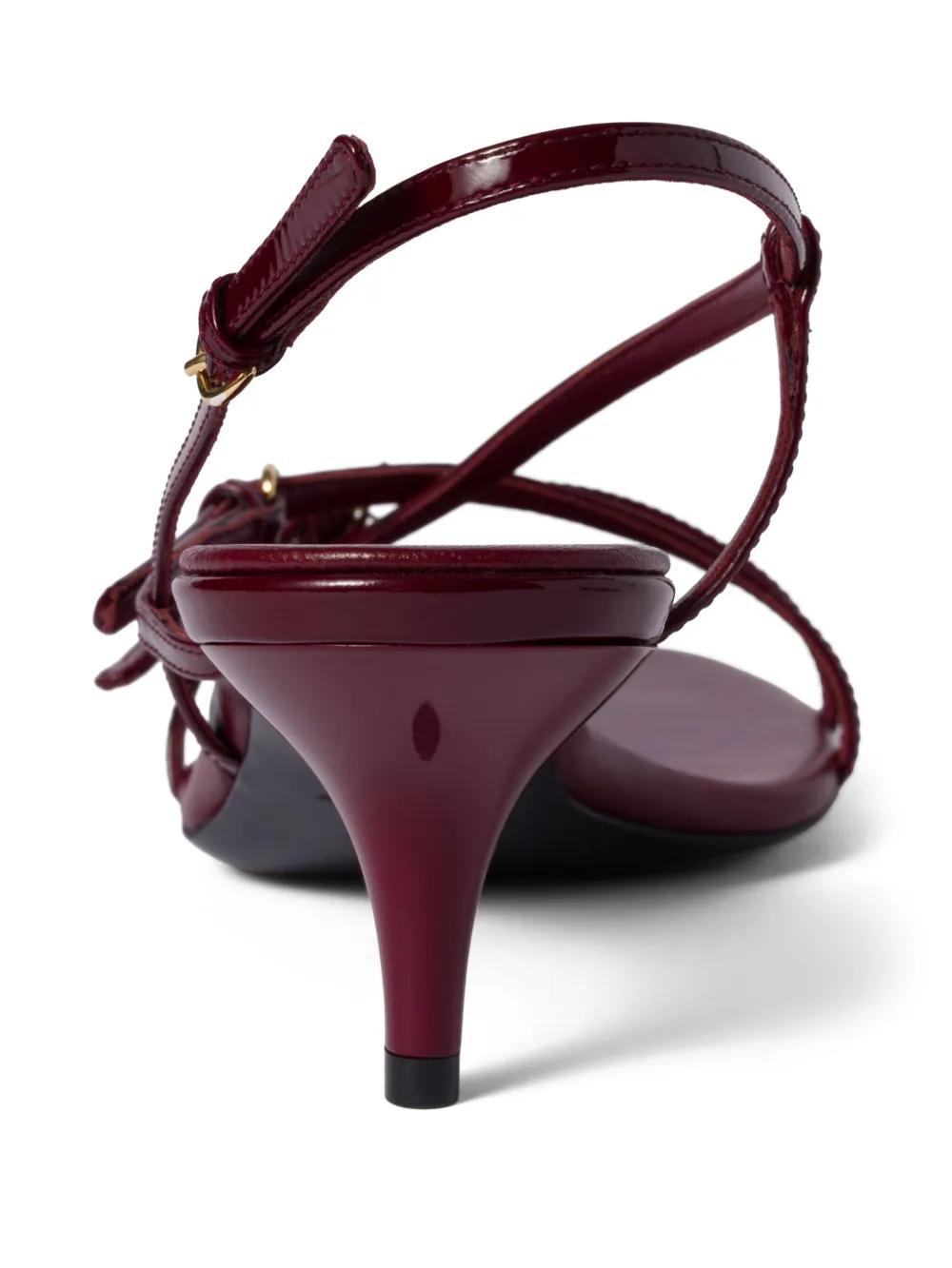 55mm patent leather sandals  Product Image