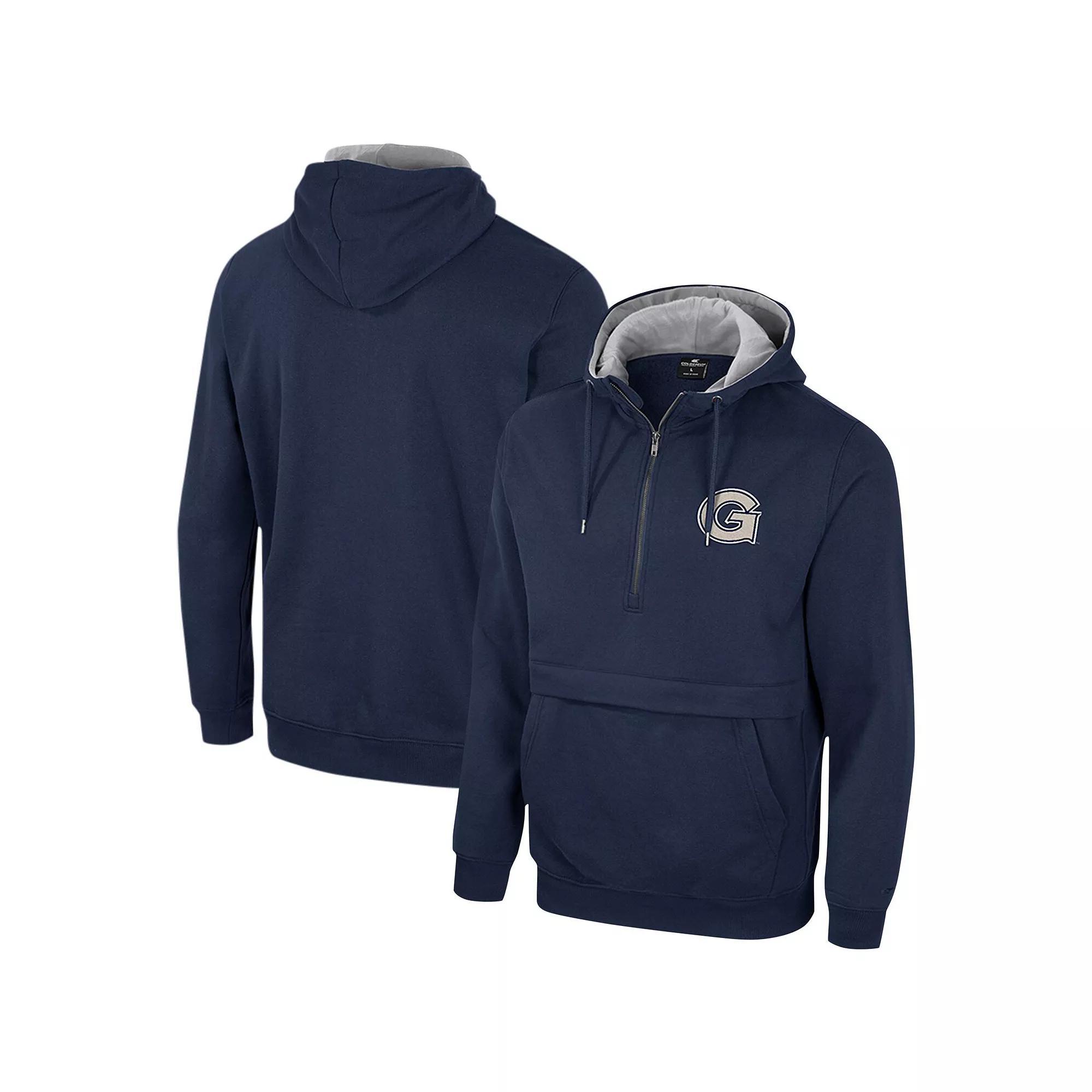 Men's Colosseum Black Oklahoma State Cowboys Half-Zip Hoodie, Size: 2XL Product Image