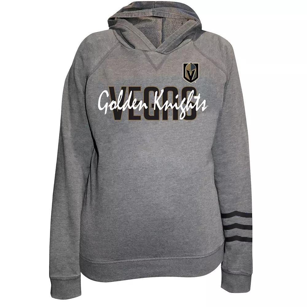 Women's Fanatics Charcoal Vegas Golden Knights Plus Size Lightweight Fleece Pullover Hoodie, Size: 3XL, Lvk Charco Product Image
