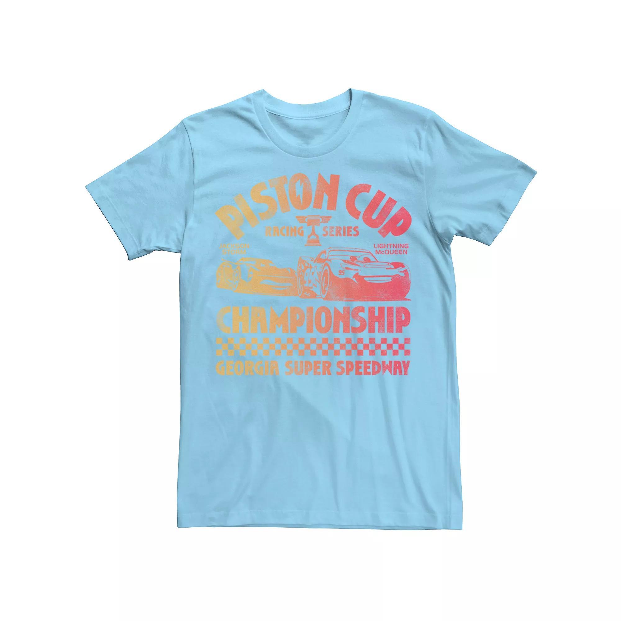 Disney / Pixar's Cars 3 Men's Jackson Lightning Legend Tee, Size: 3XL, Light Blue Product Image