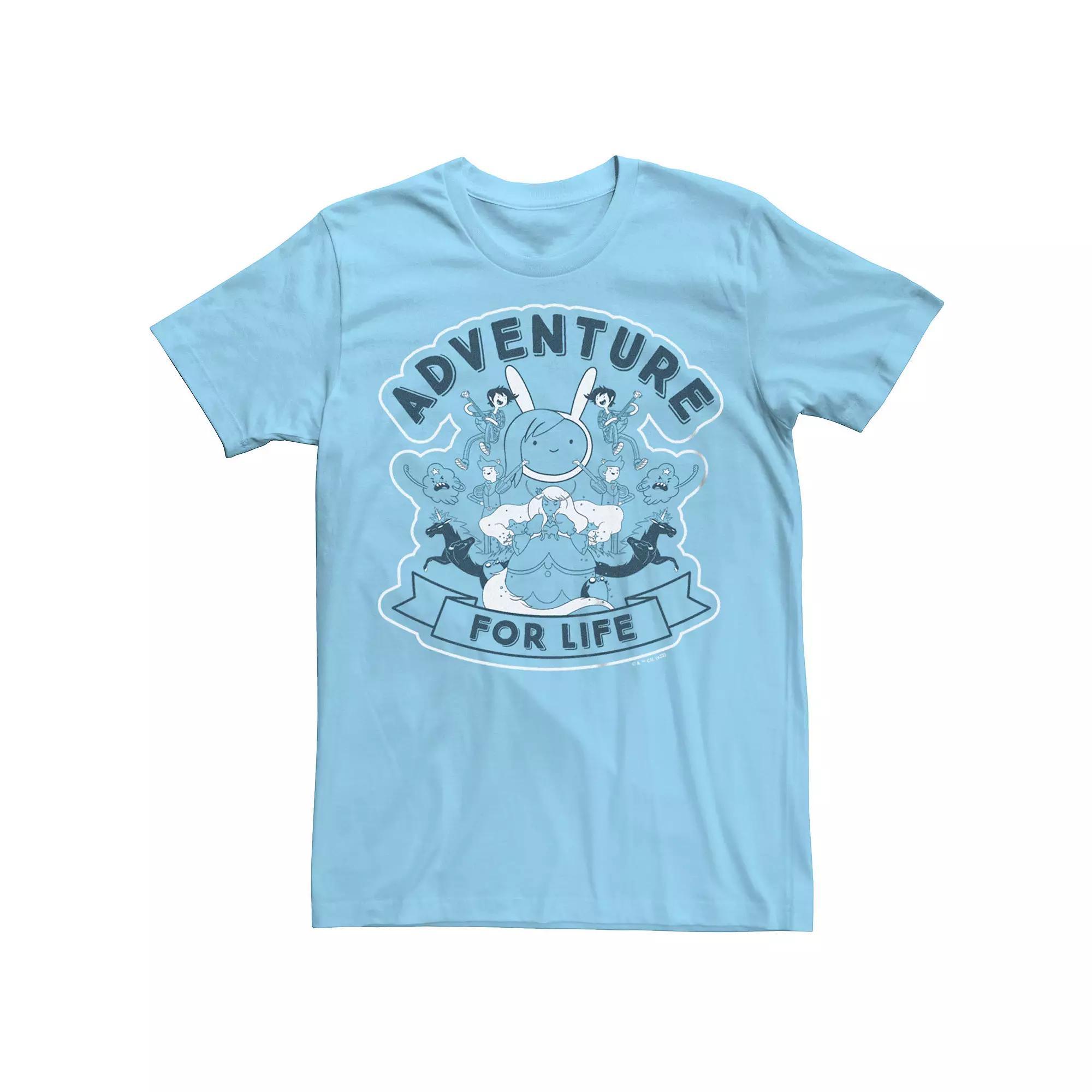 Men's Adventure Time For Life Tee, Size: Small, Light Blue Product Image