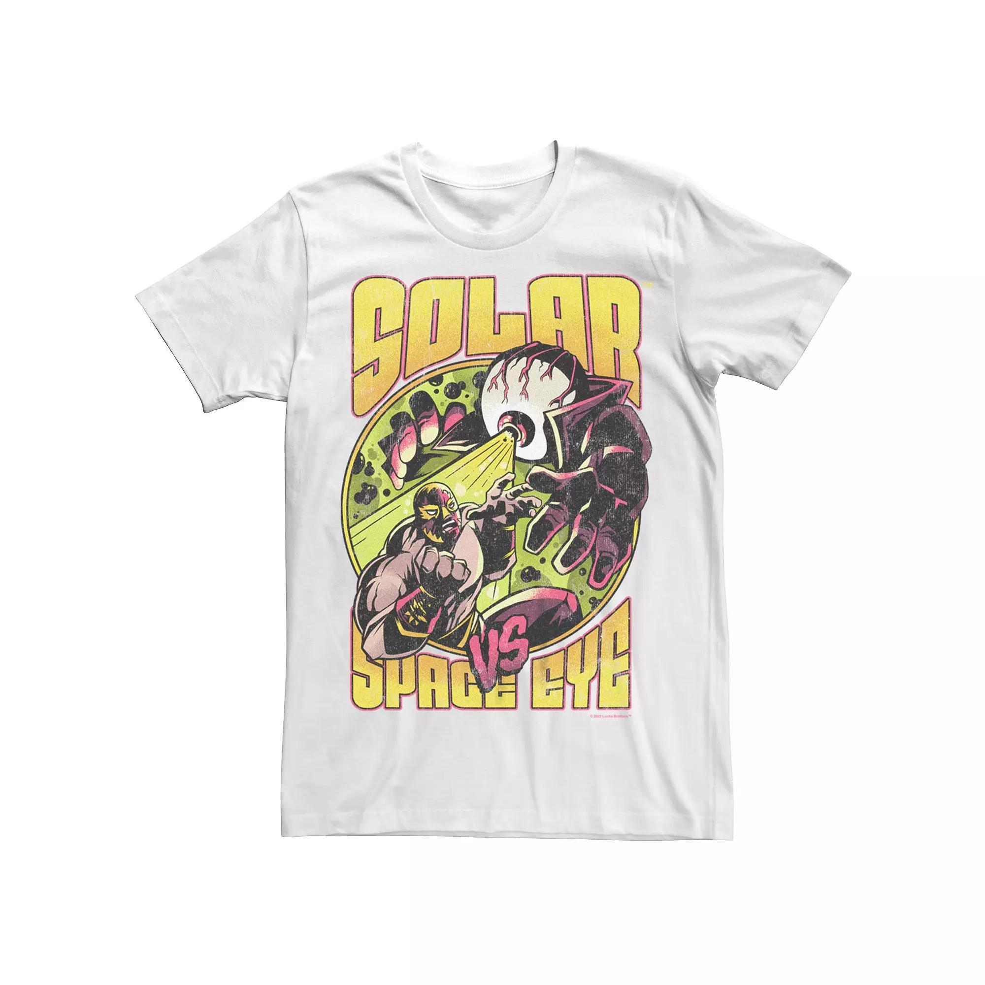 Men's Lucha Brothers Space Eye Tee, Size: Large, White Product Image