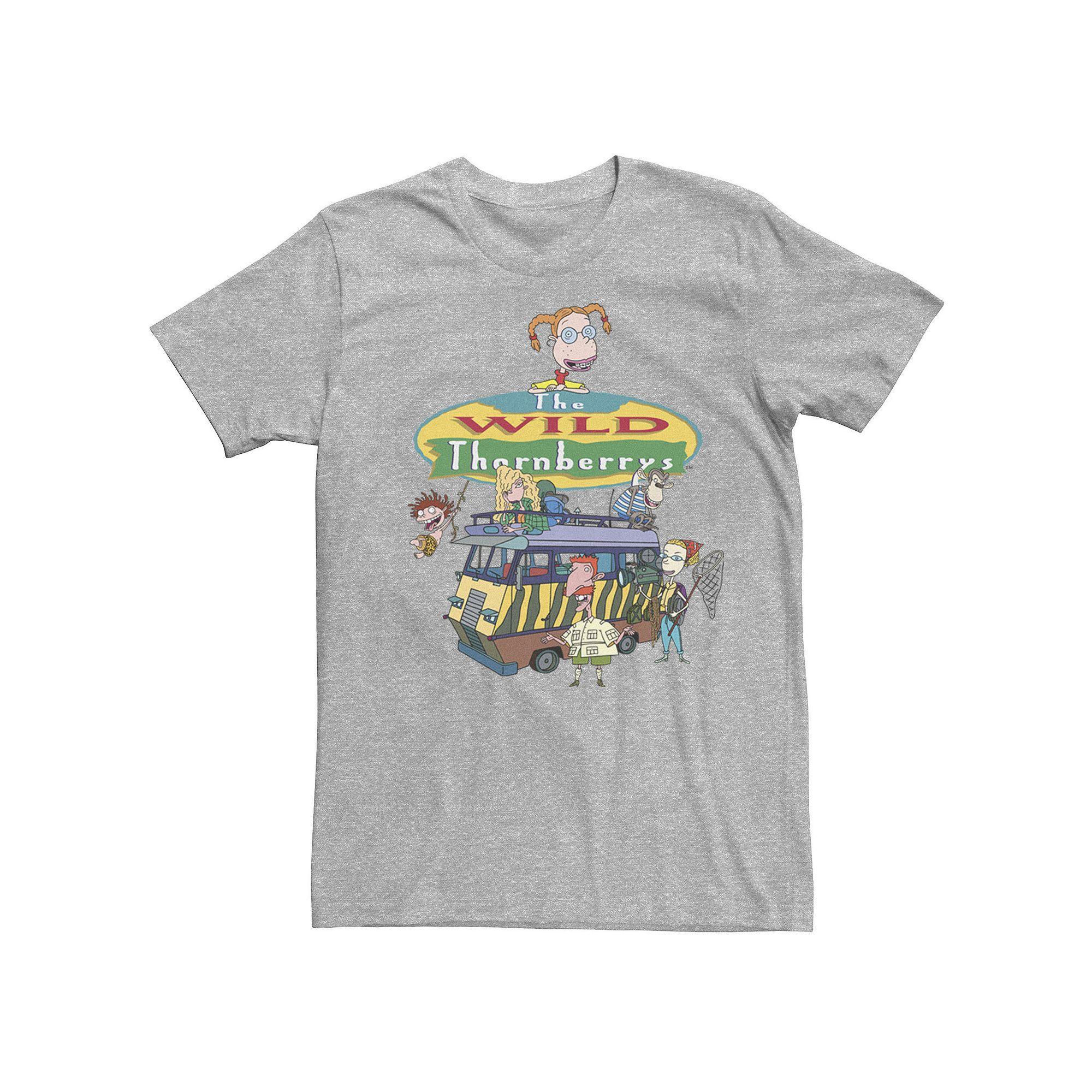 Boys 8-20 Nickelodeon The Wild Thornberrys Family RV Logo Tee, Mens Athletic Grey Product Image