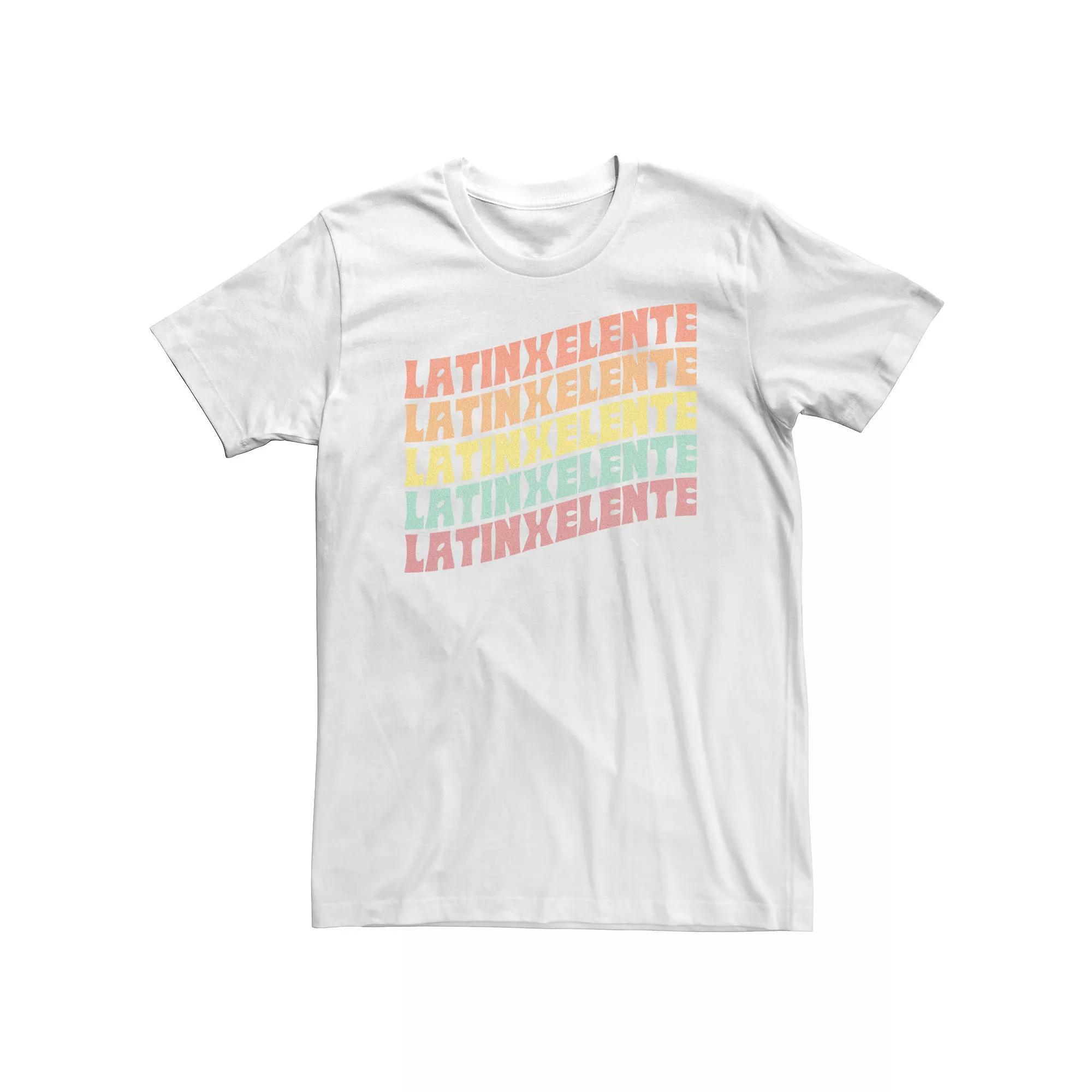 Big & Tall HHM Latinxellente Text Tee, Men's, Size: 3XL, White Product Image