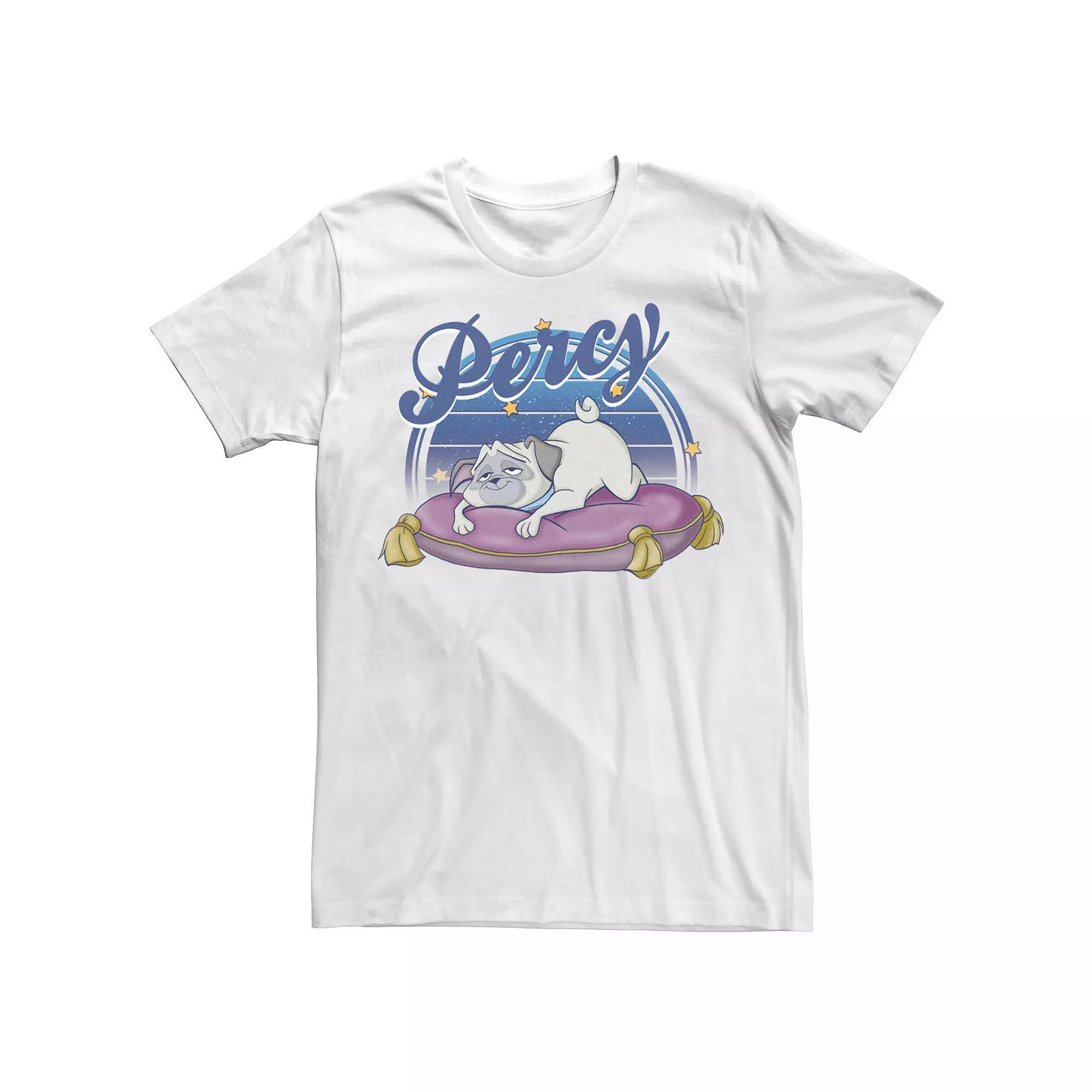Big & Tall Disney Pocahontas Percy Portrait Tee, Men's, Size: 4XL Tall, White Product Image