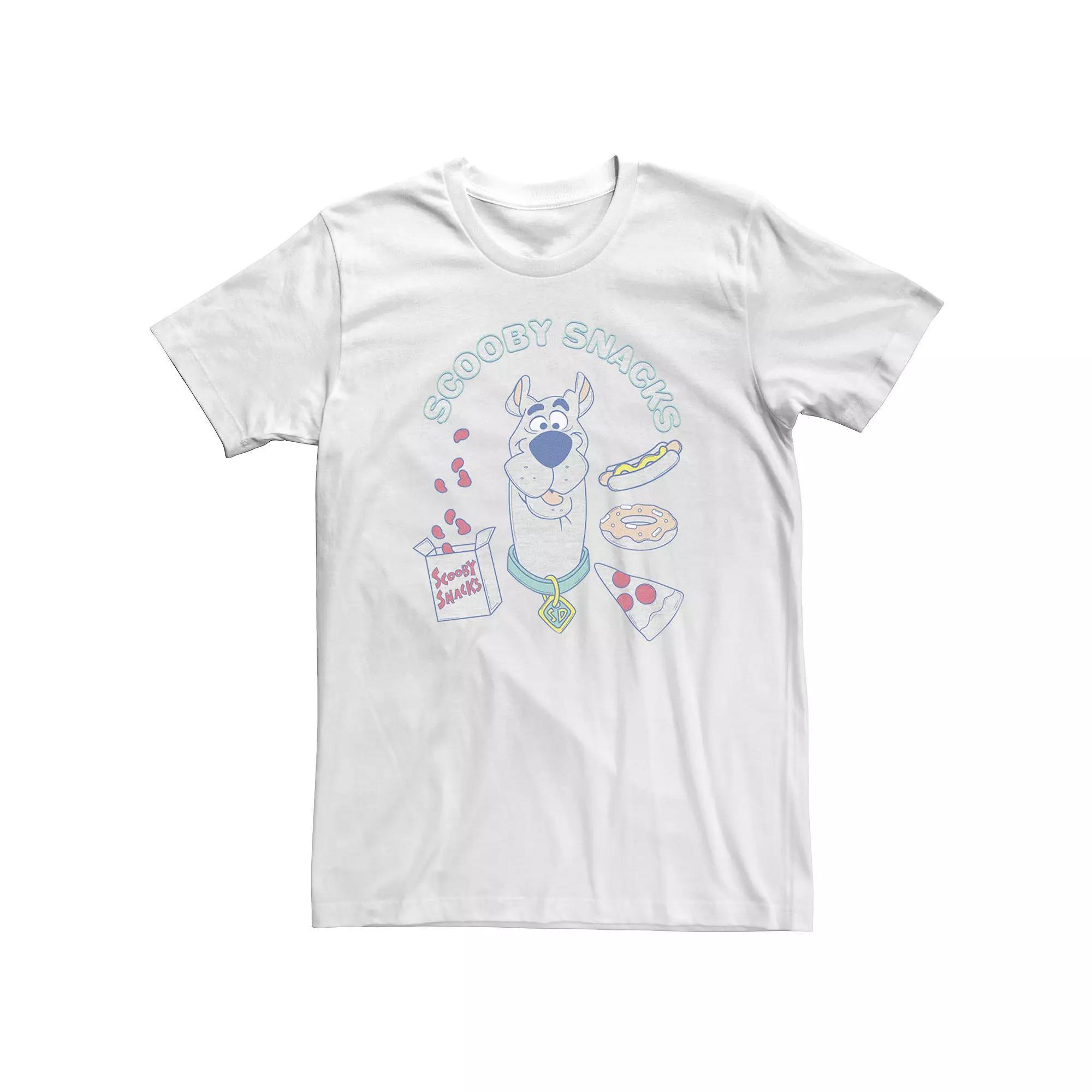 Big & Tall Scooby-Doo Scooby Snacks Portrait Tee, Men's, Size: 5XL, White Product Image