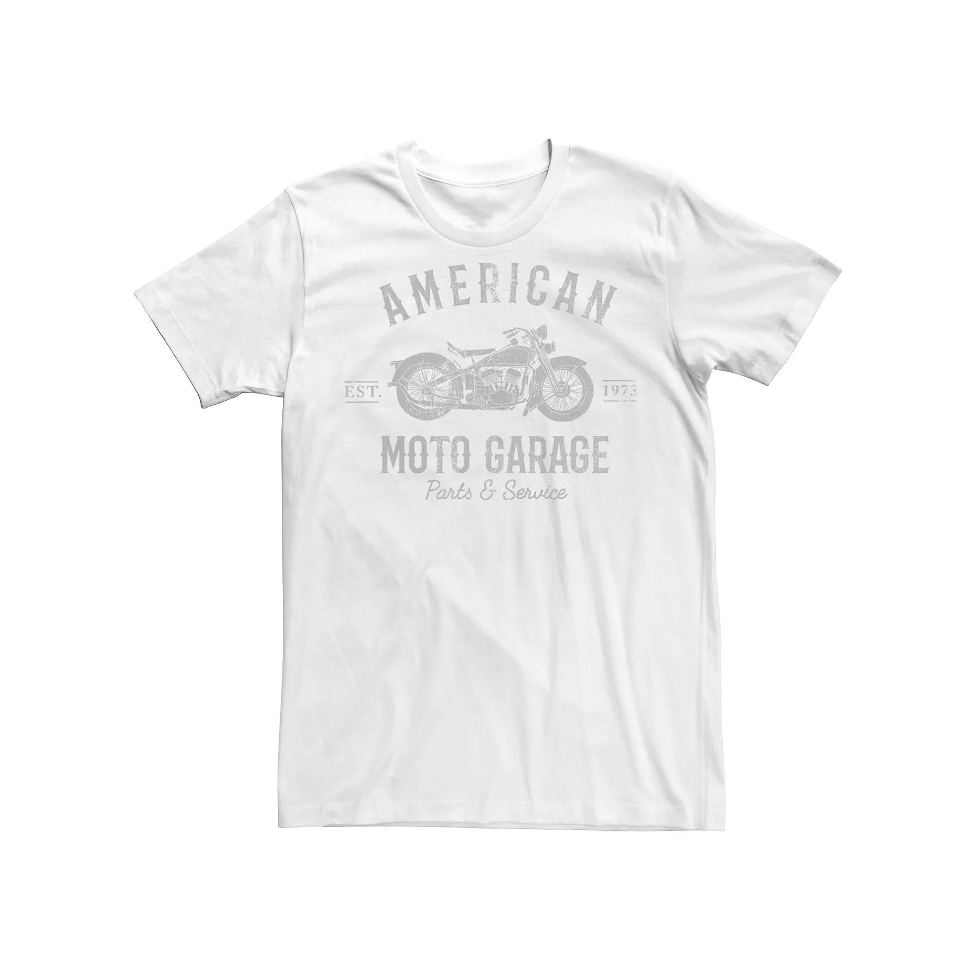 Men's Fifth Sun American Moto Garage Tee, Size: Small, White Product Image