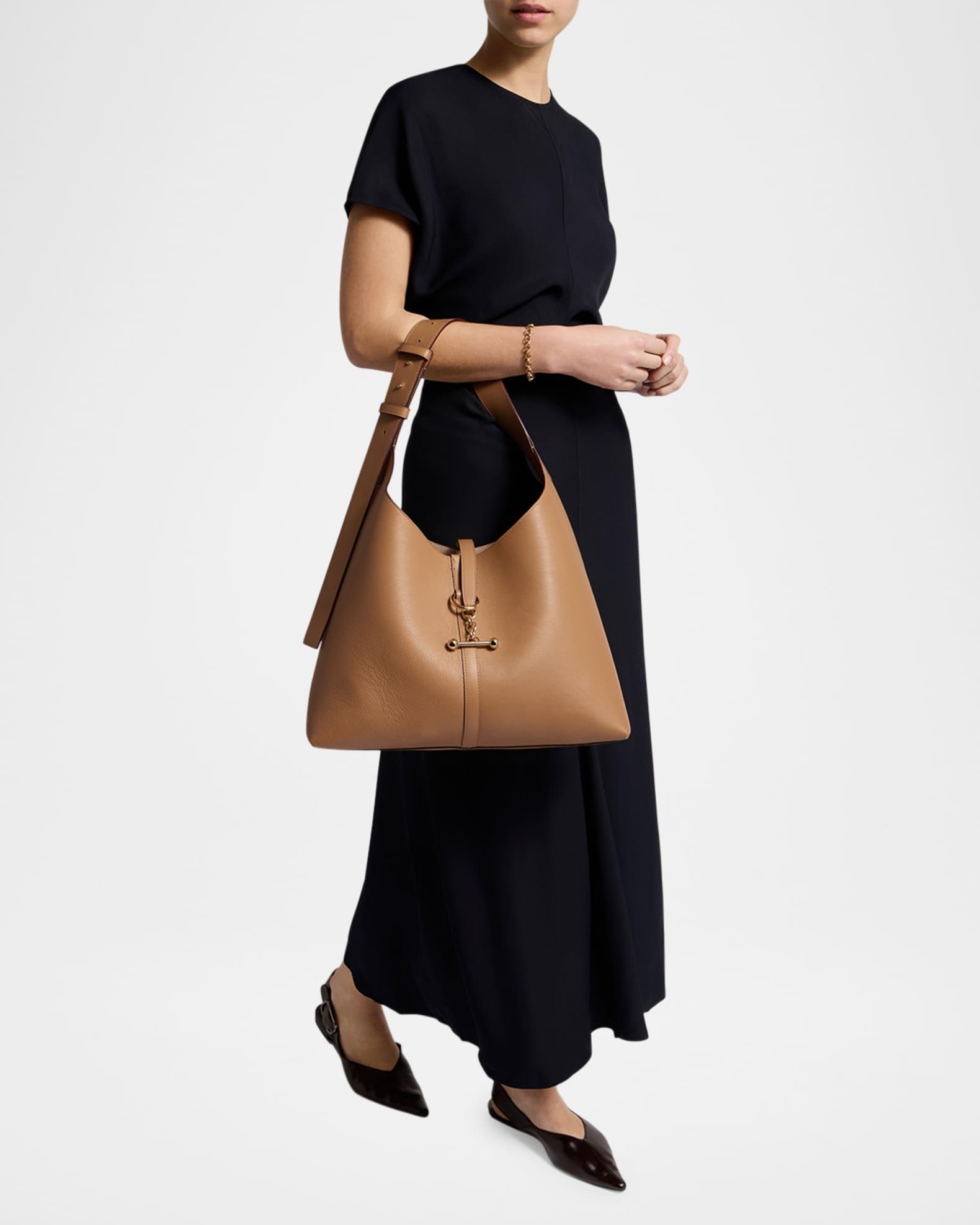 Kite Fine Grain Leather Toggle Hobo Bag Product Image
