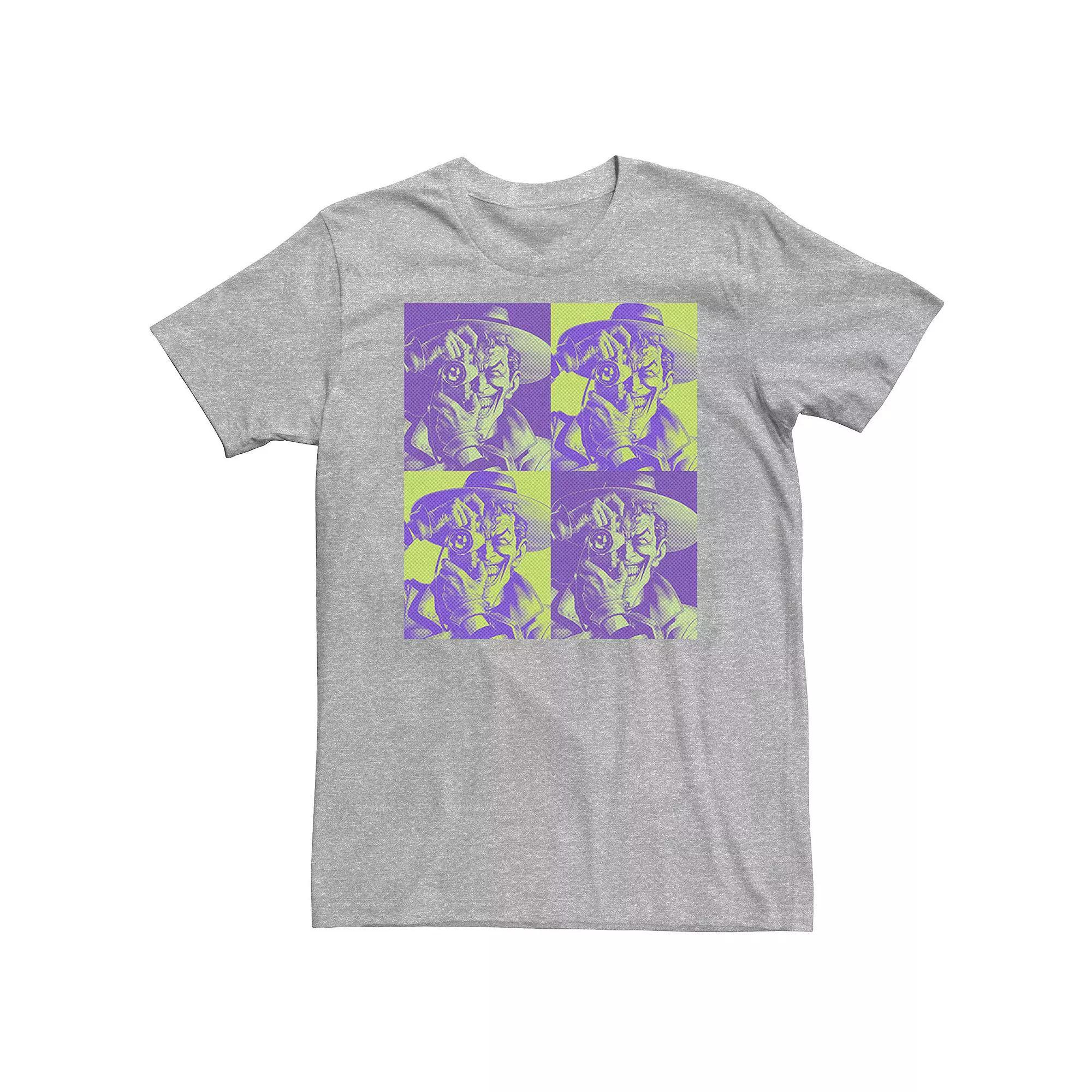 Big & Tall DC Comics Batman Tonal Portrait Grid Panel Tee, Men's, Size: 4XL Tall, Athletic Grey Product Image