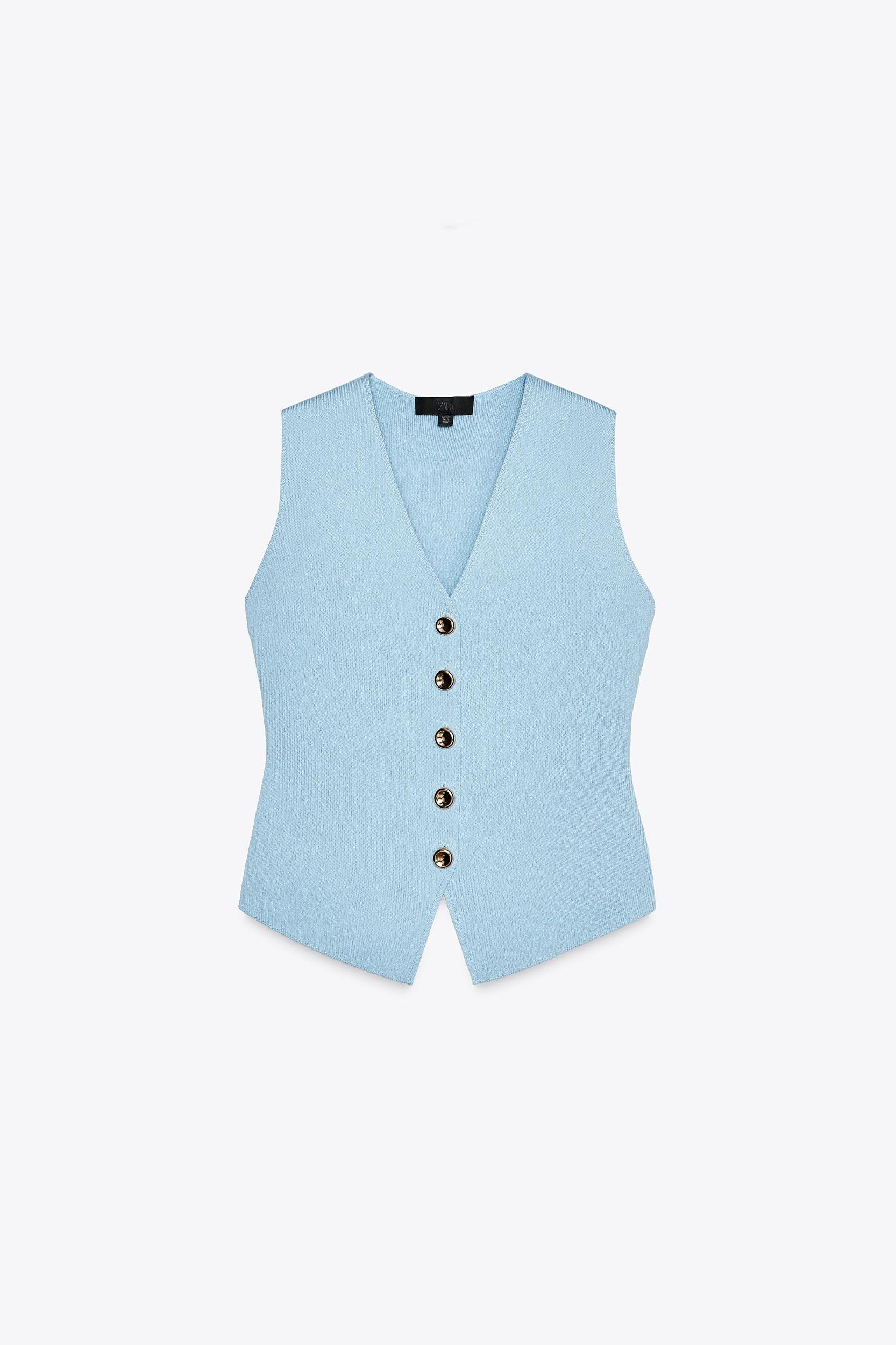 SMOOTH KNIT VEST TOP Product Image