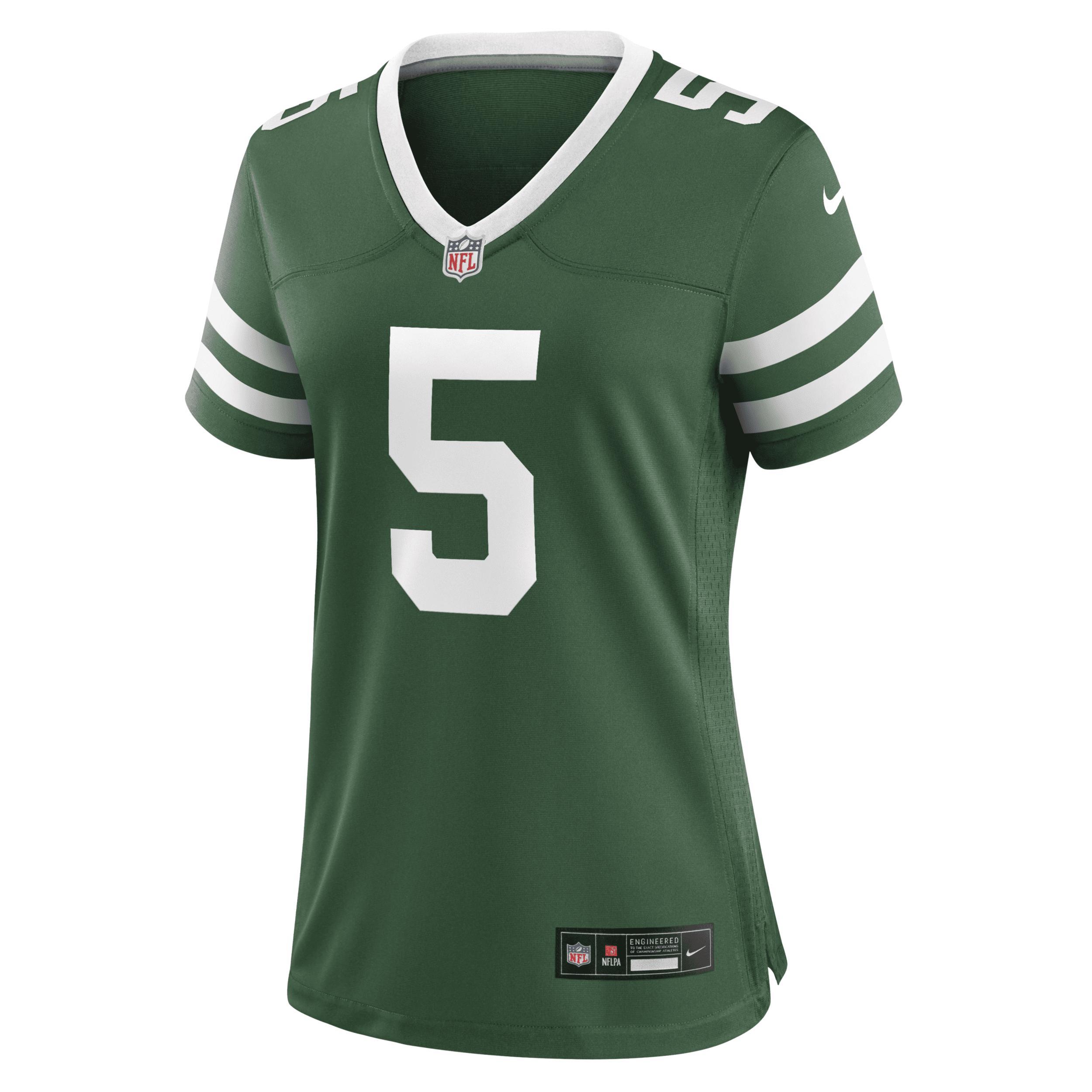 Women's Nike Garrett Wilson Legacy Green New York Jets Game Jersey, Size: Medium Product Image