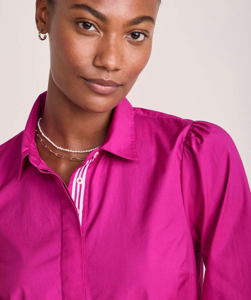 Poplin Popover Dress Product Image