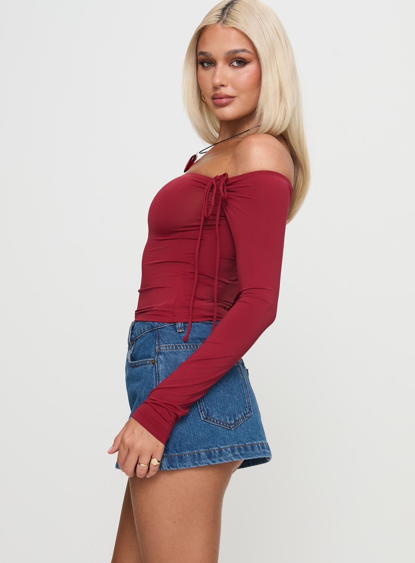 Nicolina Low Rise Denim Mini Skirt Light Wash Tall Product Image