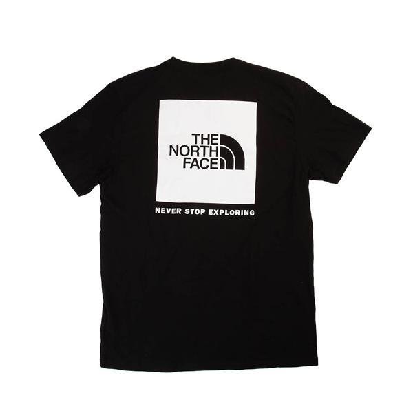 The North Face Short Sleeve Box NSE Tee (Black Currant ) Men's Clothing Product Image