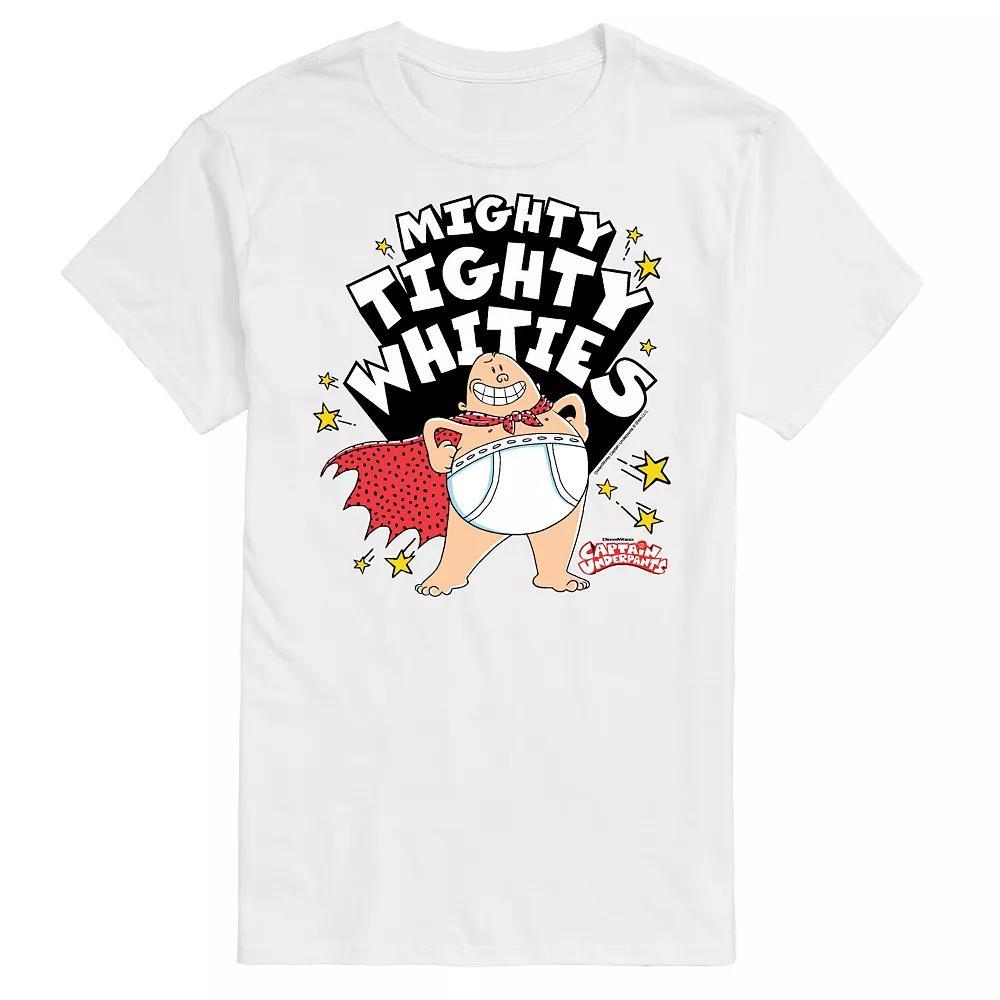 Big & Tall Captain Underpants Tighty Whities Graphic Tee, Mens Product Image