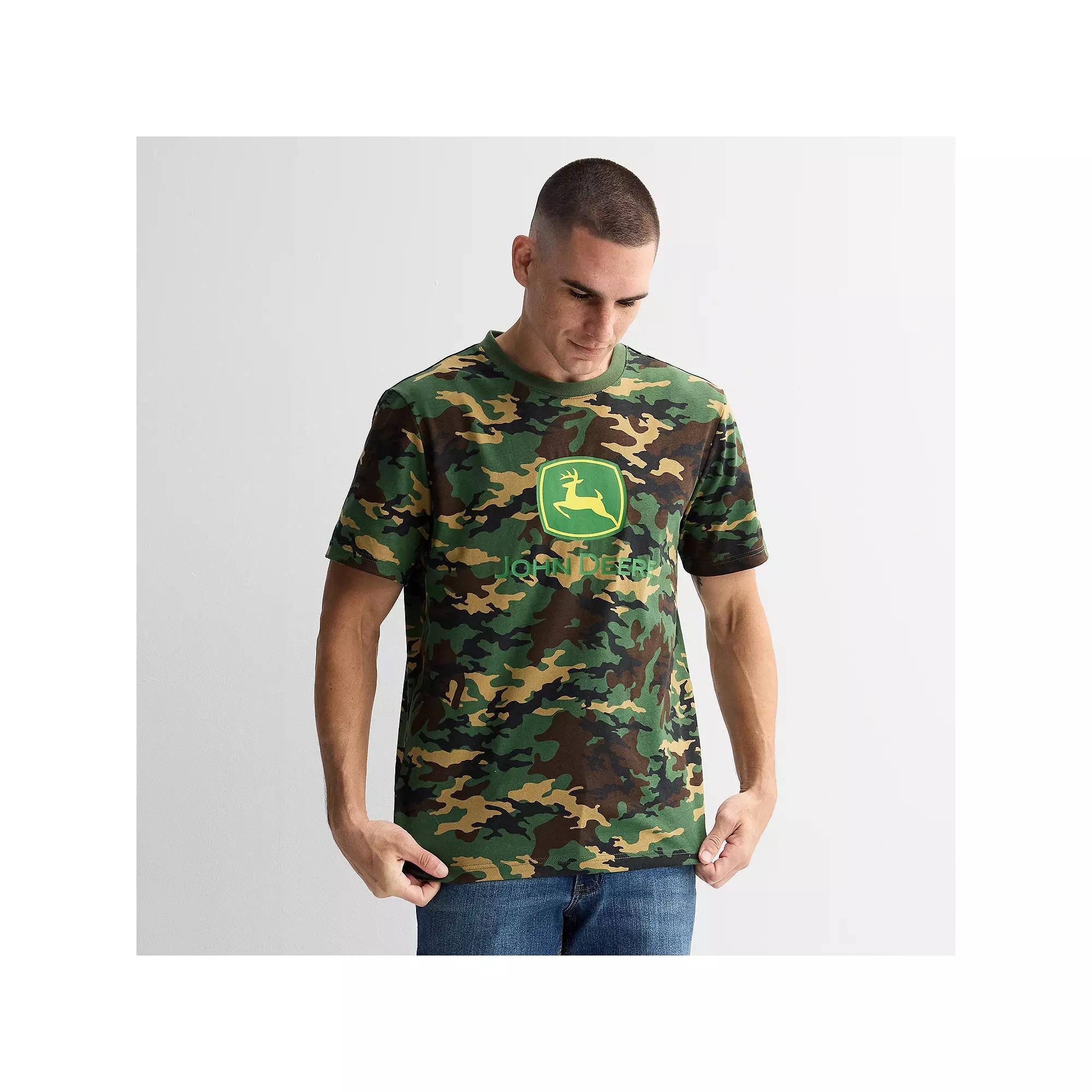 Mens John Deere Graphic Tee Green Product Image