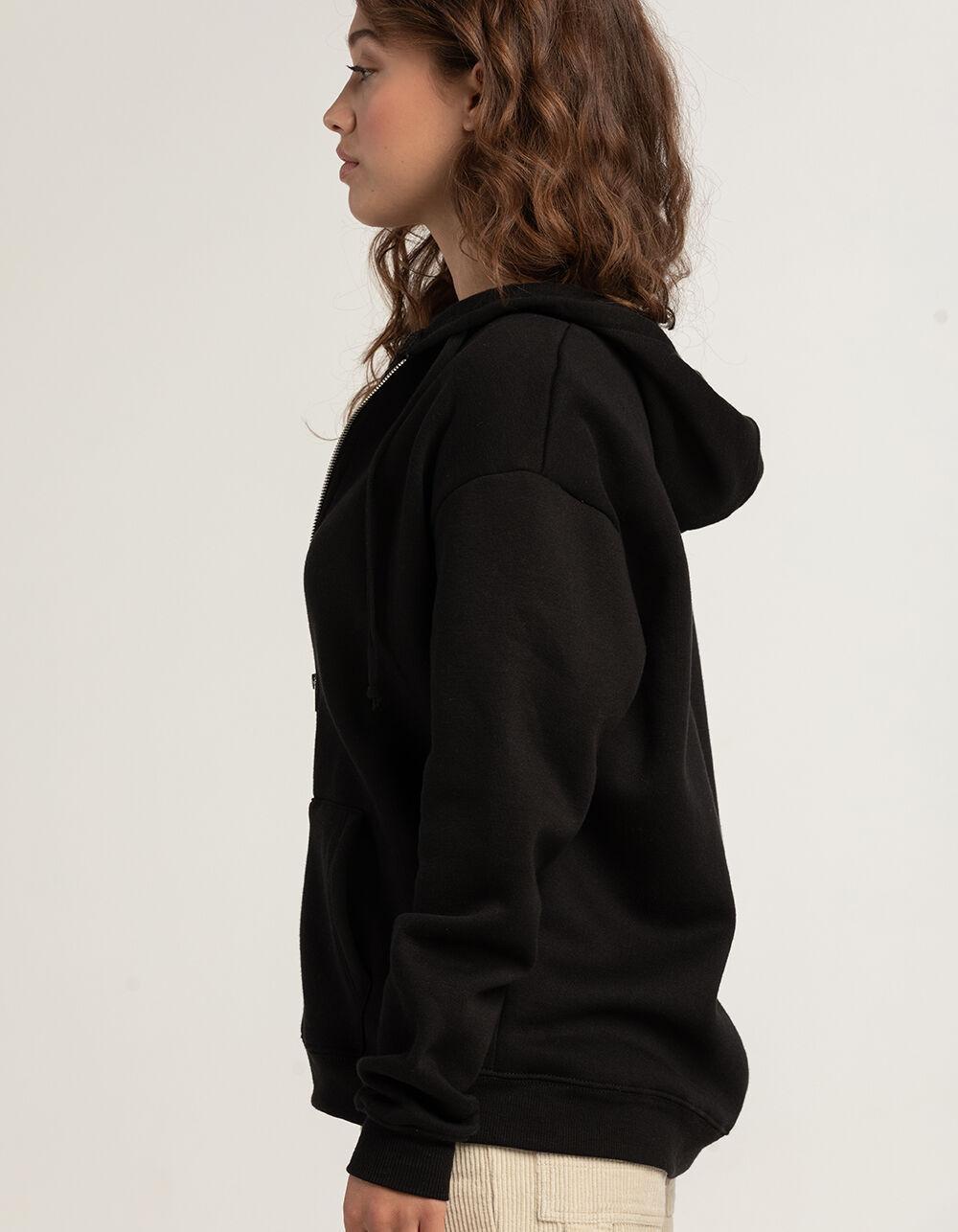 TILLYS Womens Oversized Zip-Up Hoodie Product Image