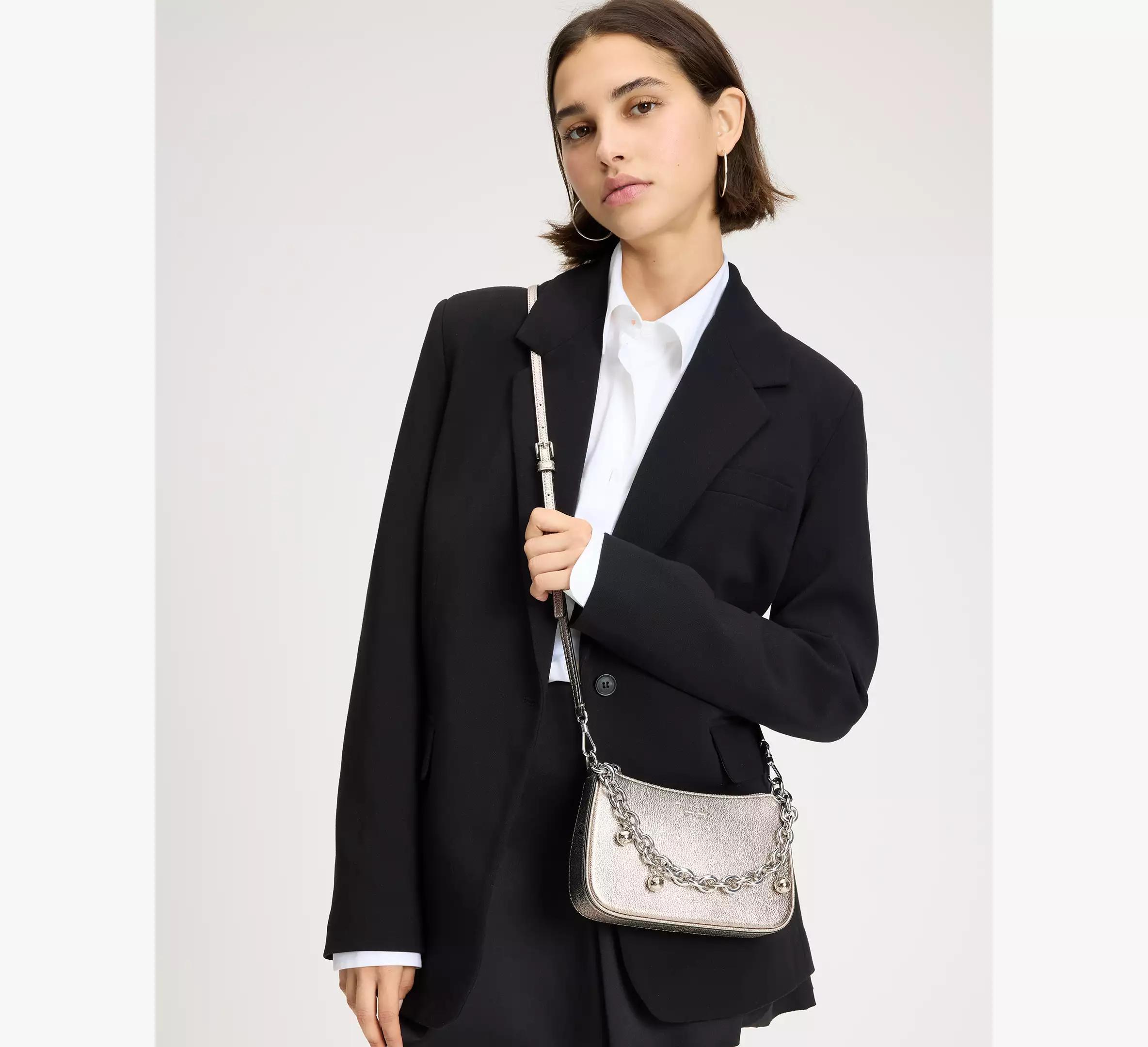 Jolie Metallic Small Convertible Crossbody Product Image