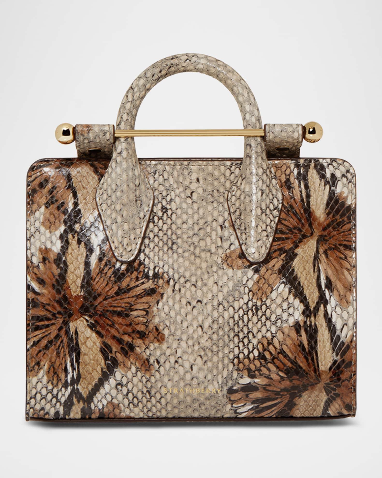 Nano Snake-Effect Leather Crossbody Bag Product Image