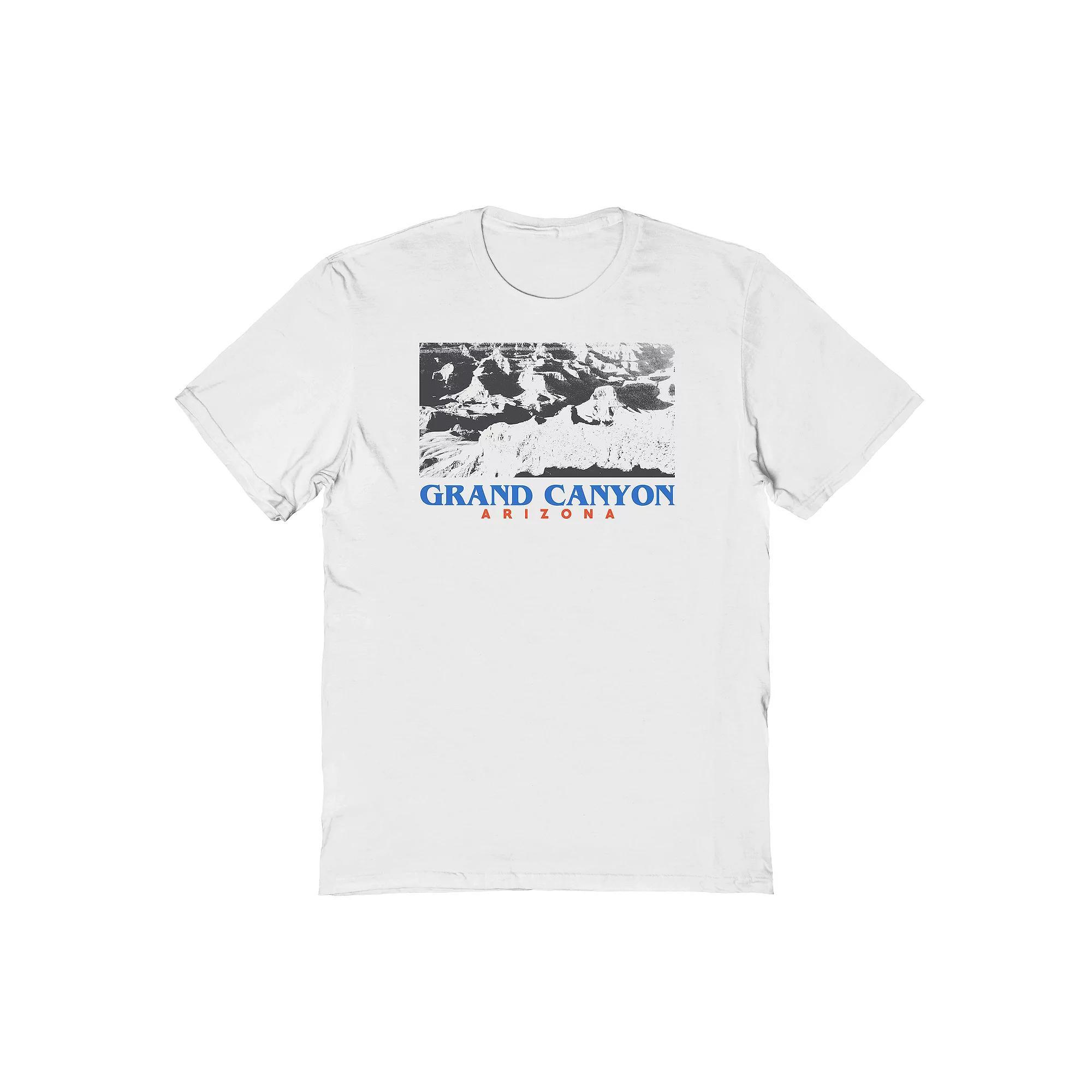 Men's Country Parks Grand Canyon Graphic Tee, Size: XL, White Product Image