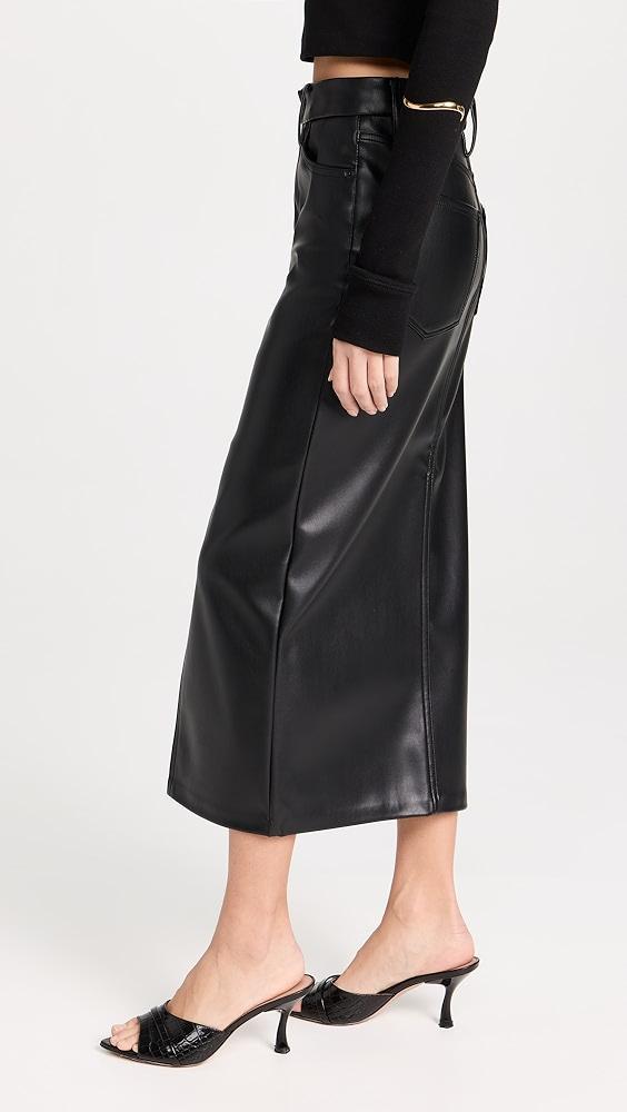Good American Slit Front Midi Skirt | Shopbop Product Image