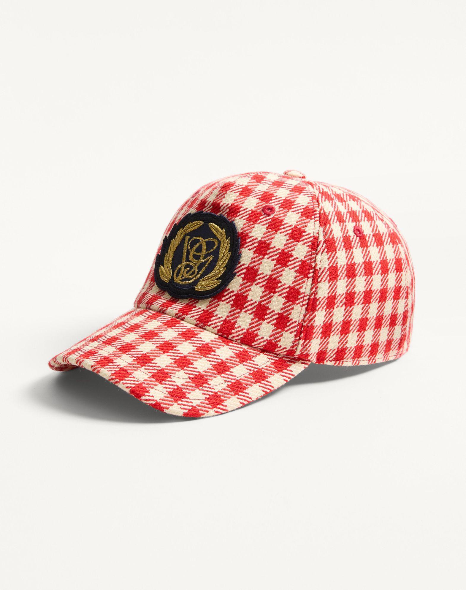 Valentino Garavani Baseball Cap In Cotton And Wool With Patch Product Image