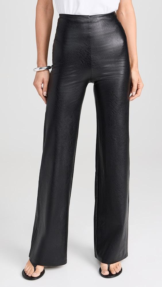 Commando Faux Leather Wide Leg Pants | Shopbop Product Image