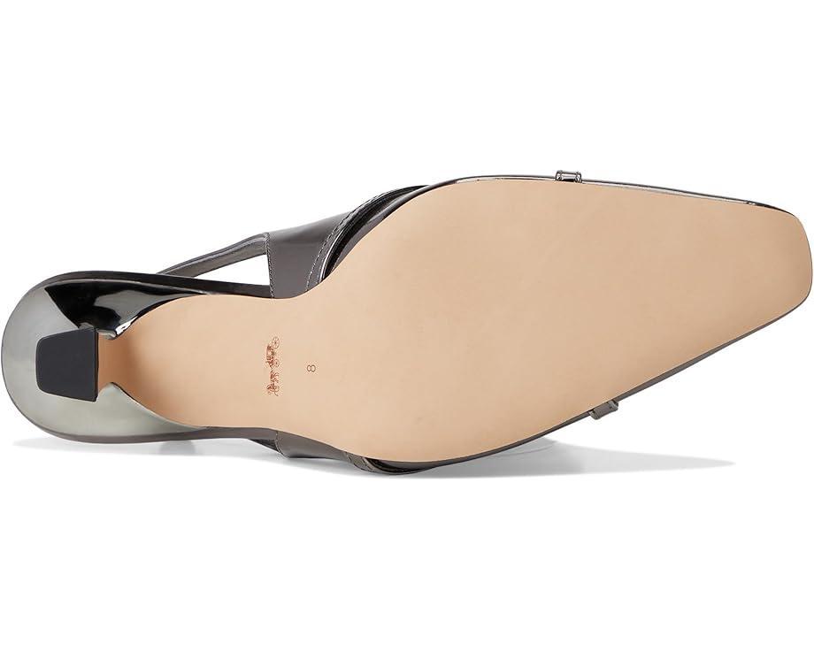 Women's COACH Rowyn Metallic Leather Slingback Product Image