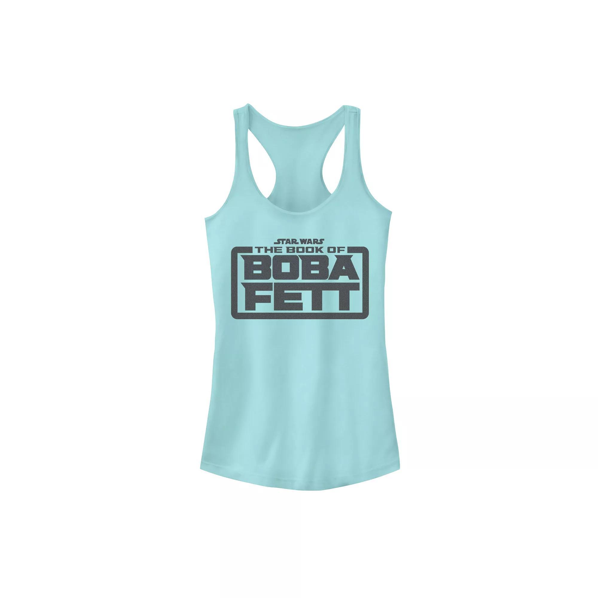Juniors' Star Wars The Book Of Boba Fett Simple Logo Graphic Tank Top, Girl's, Size: XXL, Cancun Product Image