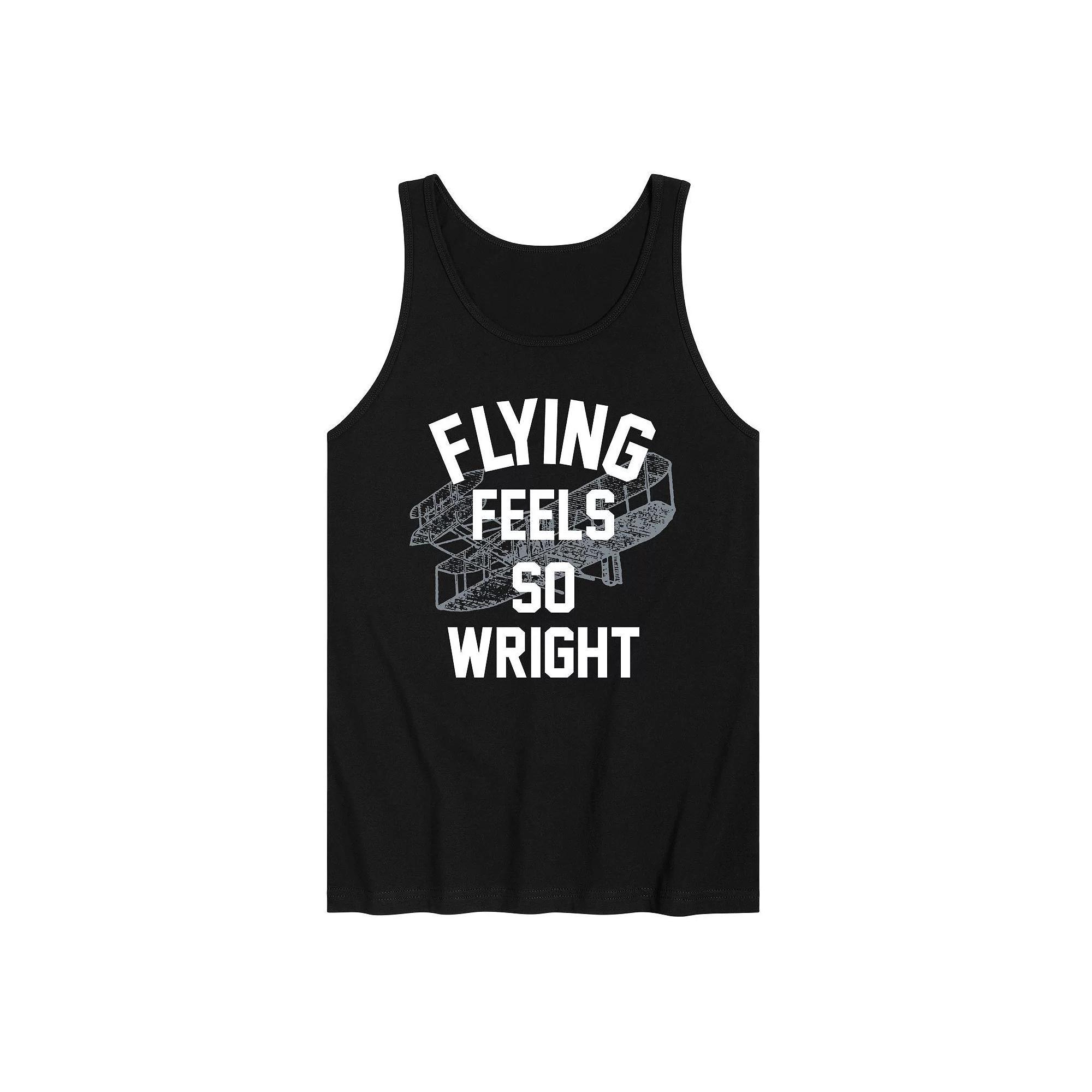 Mens Flying Feels So Wright Tank Top Product Image