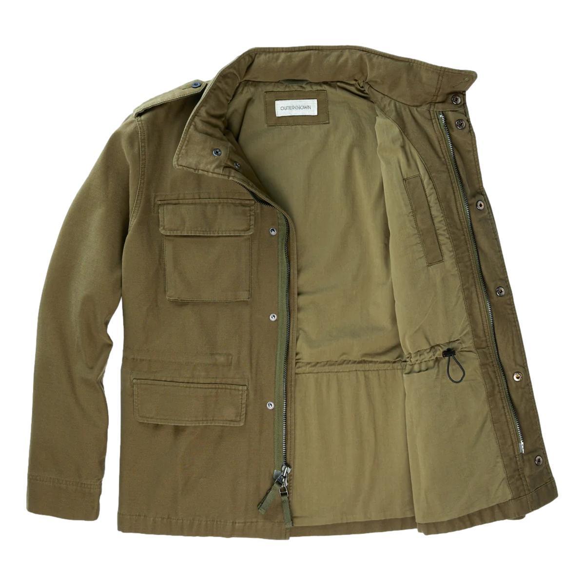 The Journey Jacket Deep Olive Product Image