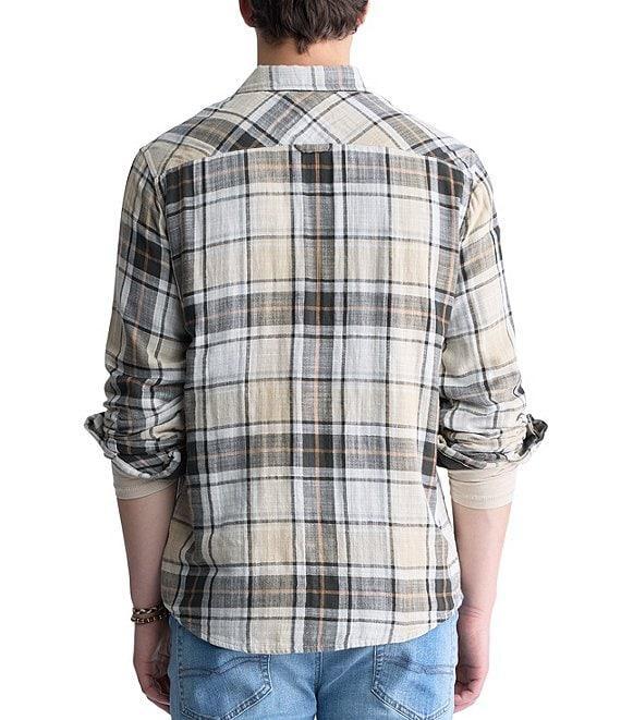 Buffalo David Bitton Saolo Woven Plaid Button Front Shirt Product Image