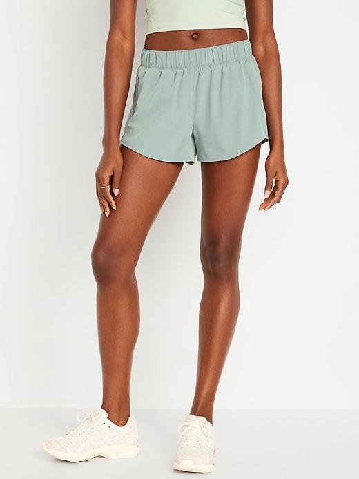 Mid-Rise StretchTech Run Shorts -- 3-inch inseam Product Image