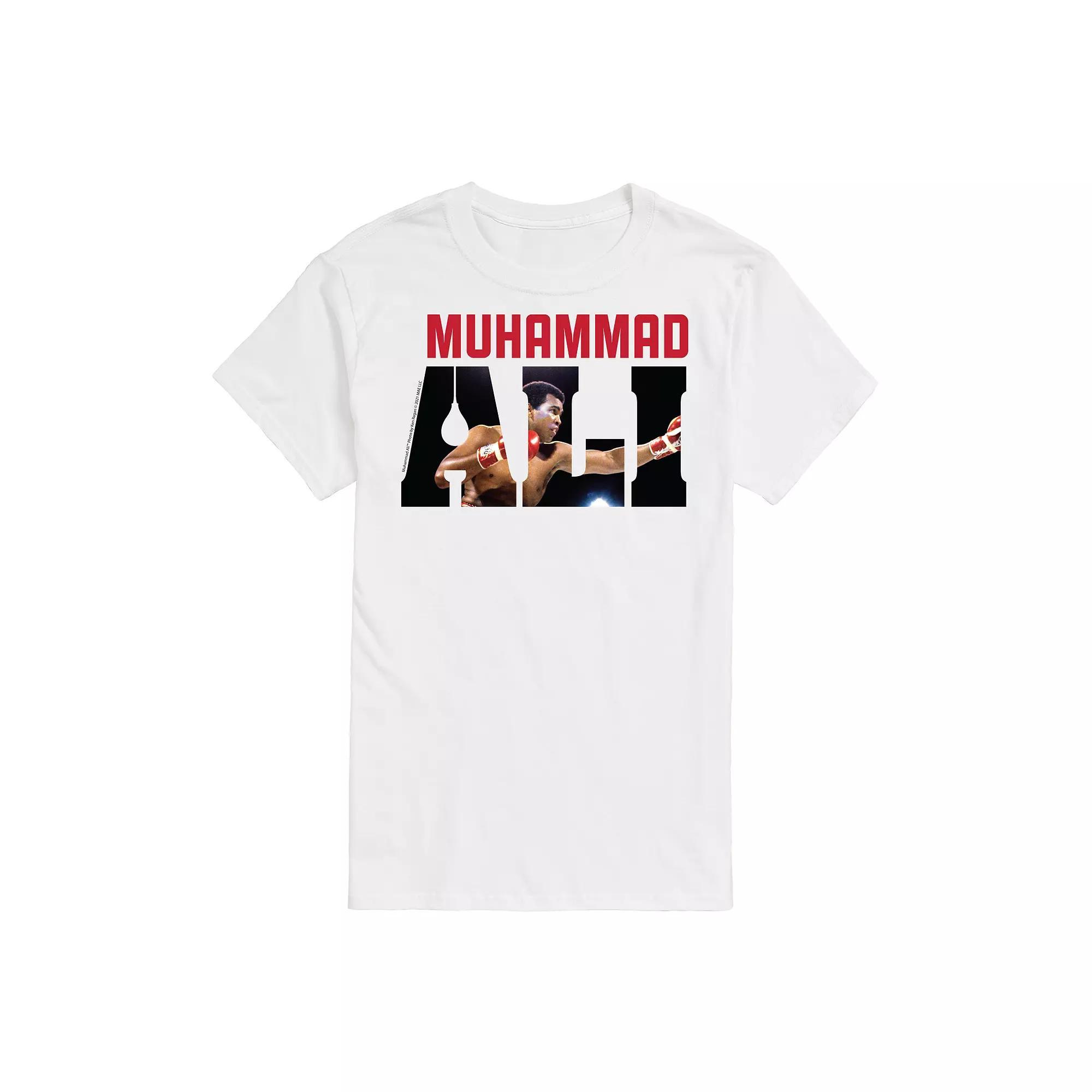 Big & Tall Muhammad Ali Photo Fill Tee, Mens Product Image
