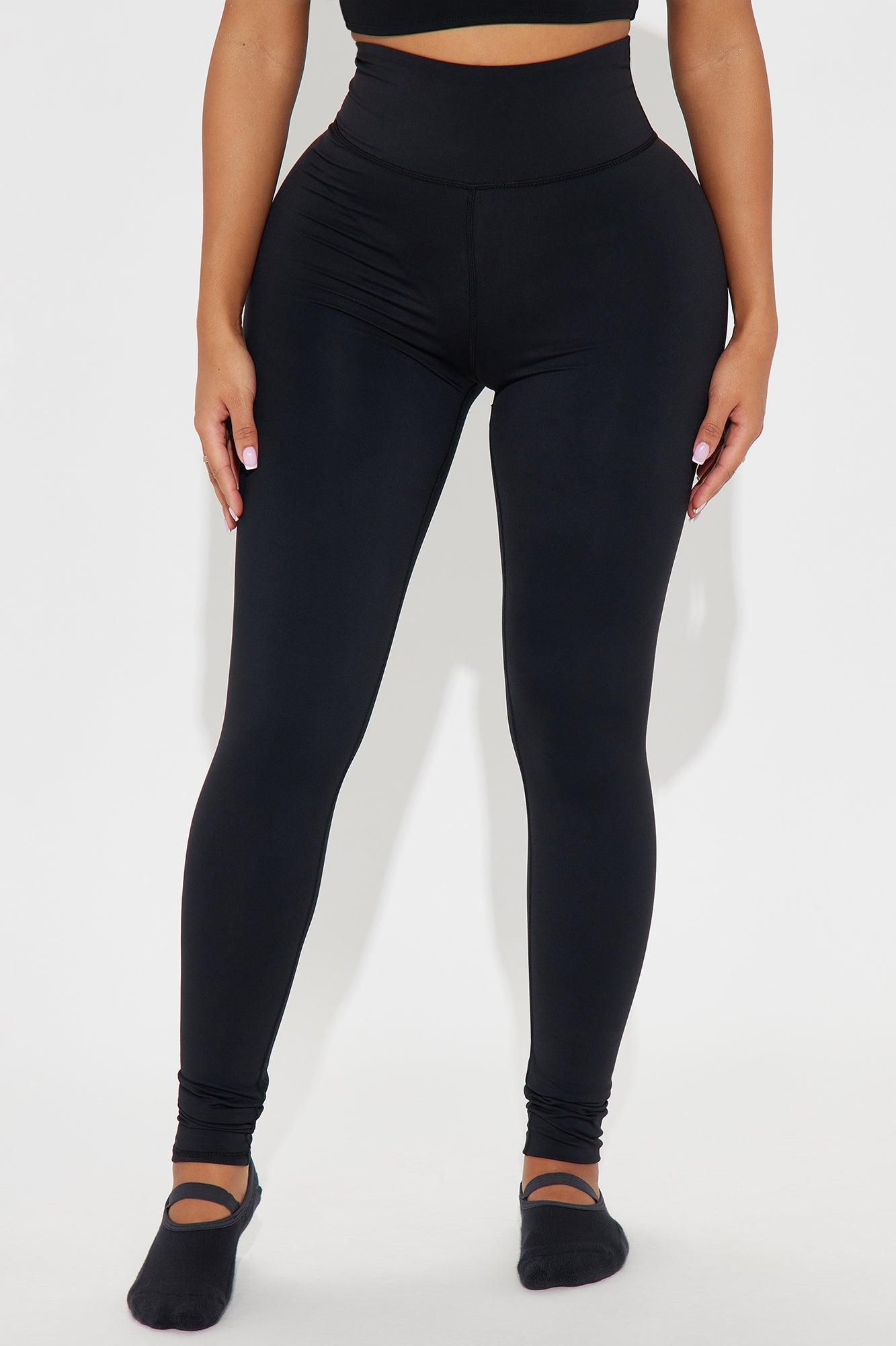 Giselle Twist Active Footie Legging - Black Product Image